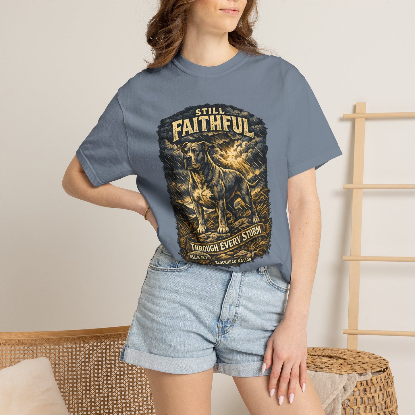 Still Faithful Pit Bull Tee