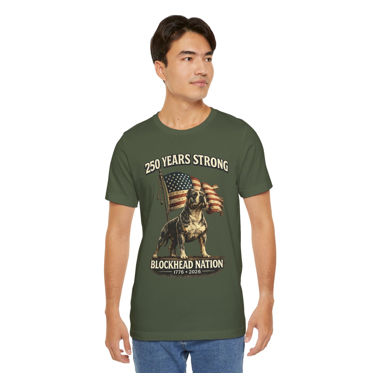 250 Years Strong Tee - All-American Blockheads Collection