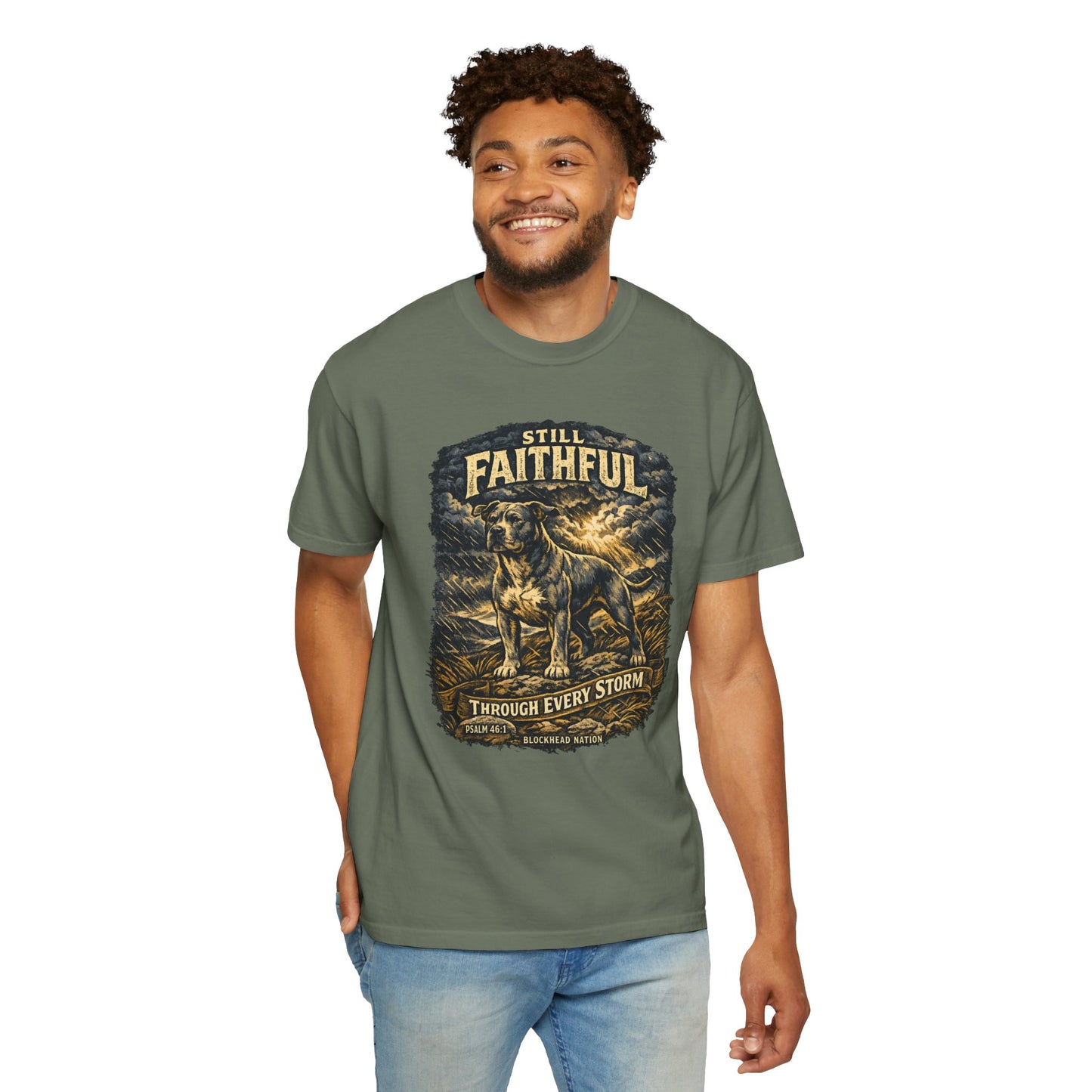 Still Faithful Pit Bull Tee