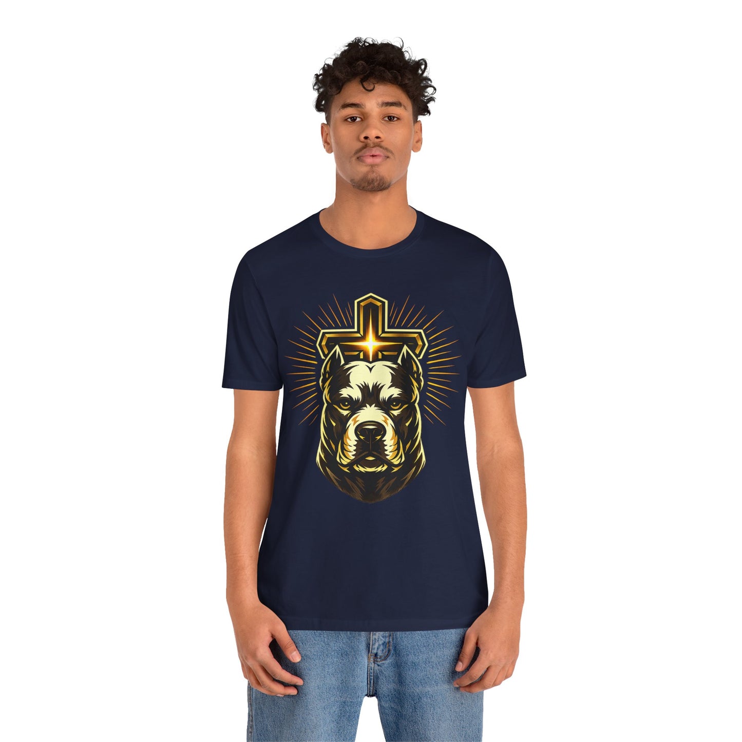 Walk by Faith Tee – Christian Pit Bull Shirt