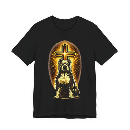 Guarded By Grace Gold Tee — Christian Pit Bull Shirt