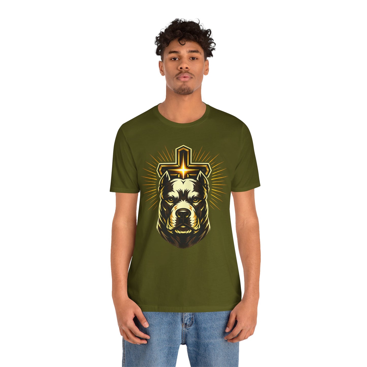 Walk by Faith Tee – Christian Pit Bull Shirt