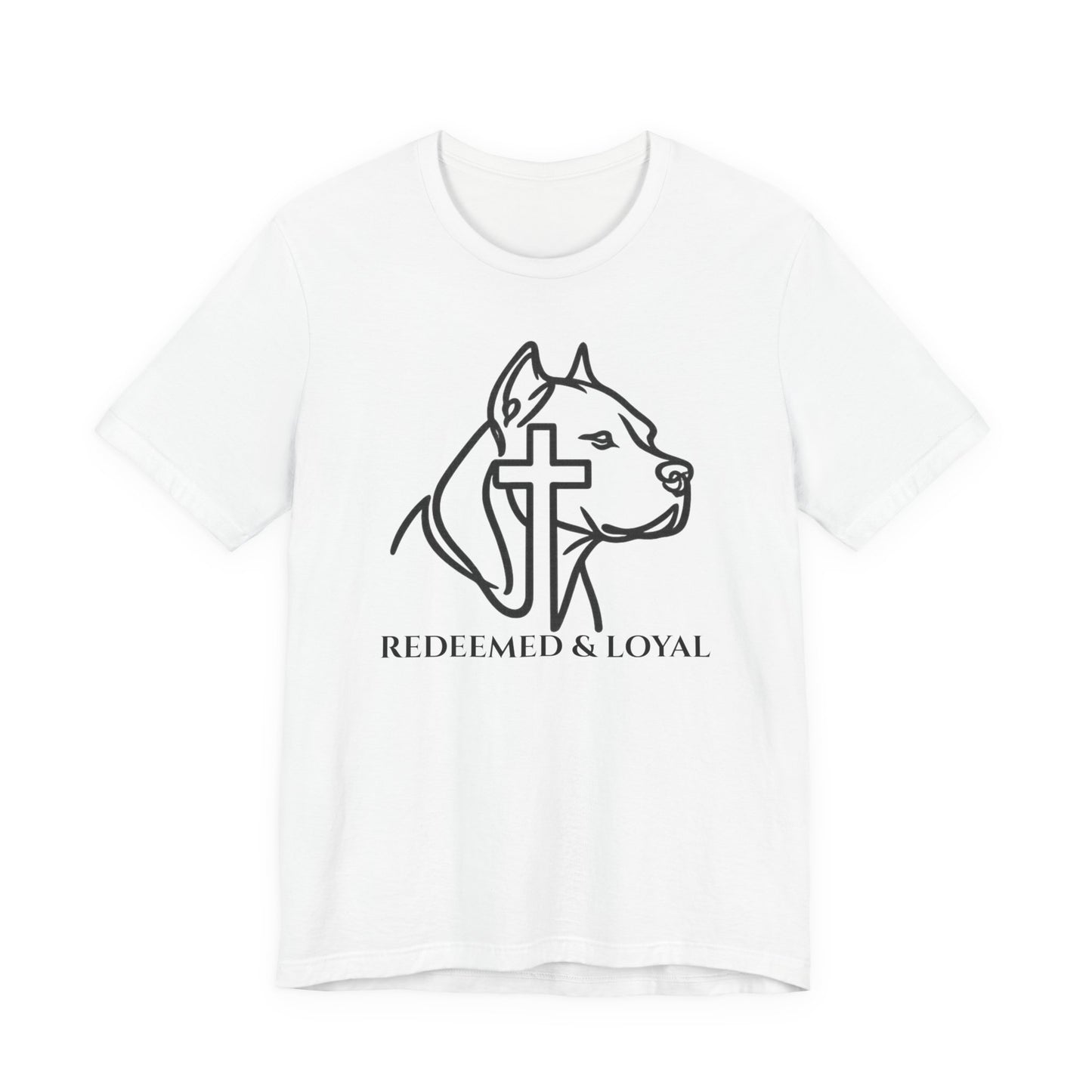 Redeemed & Loyal Tee | Christian Pit Bull Shirt