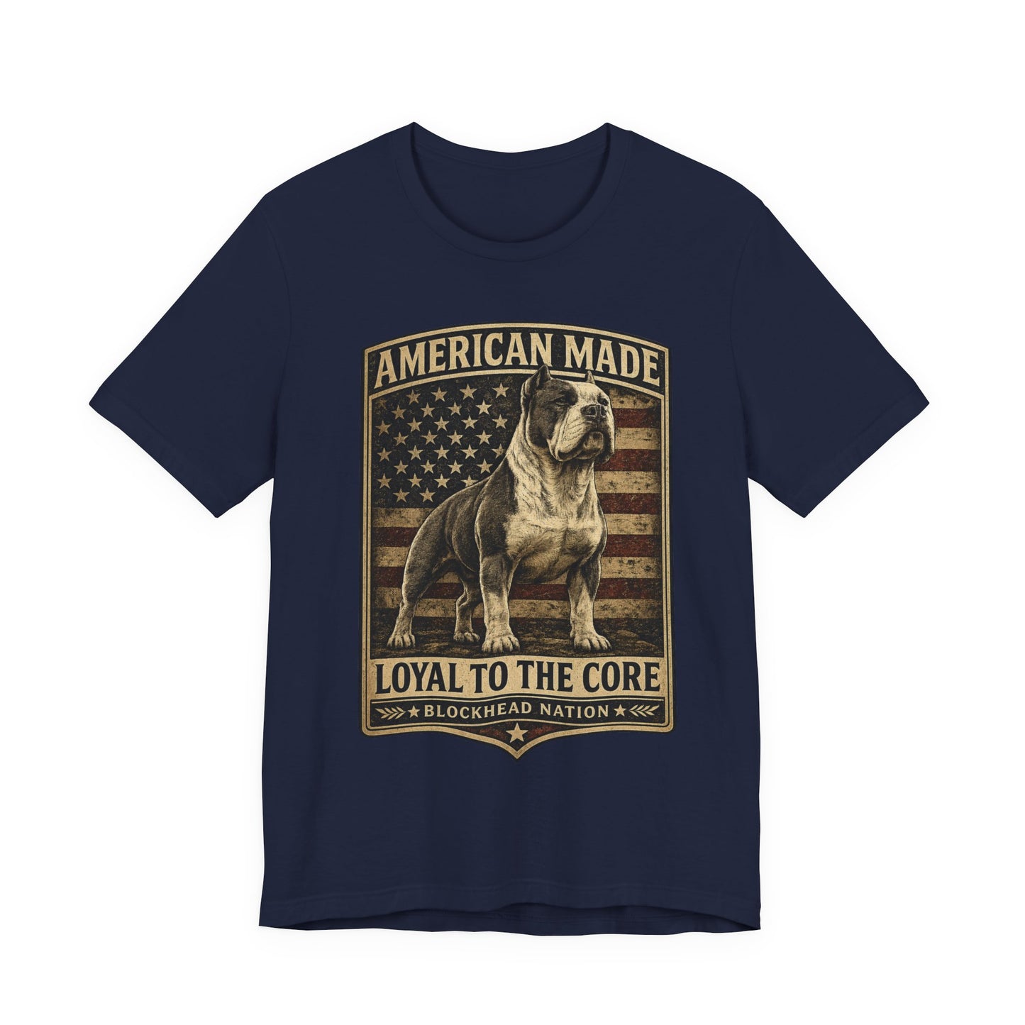 American Made Front Print Tee — All-American Blockheads Collection