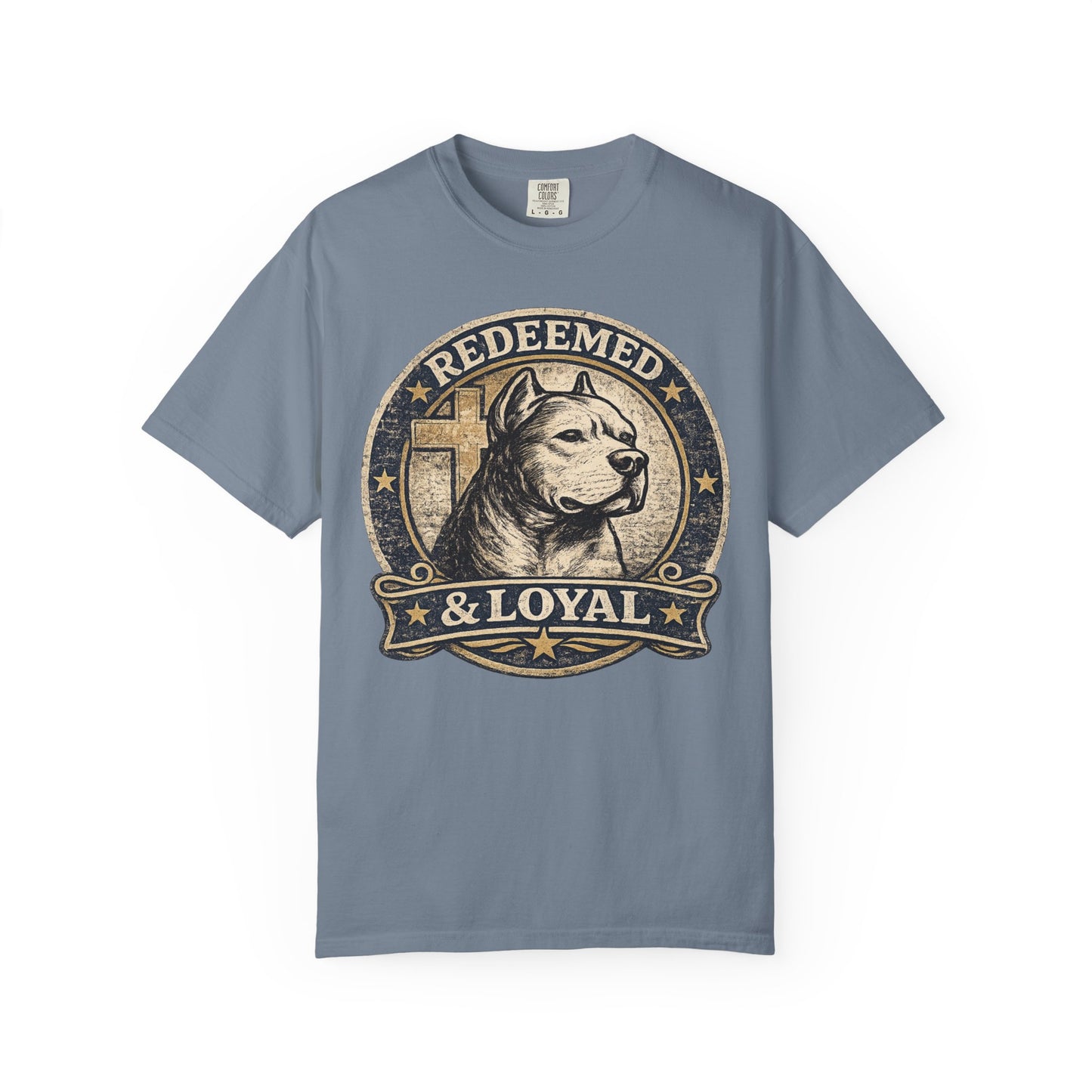 Redeemed & Loyal Vintage Tee - Christian Pit Bull Shirt