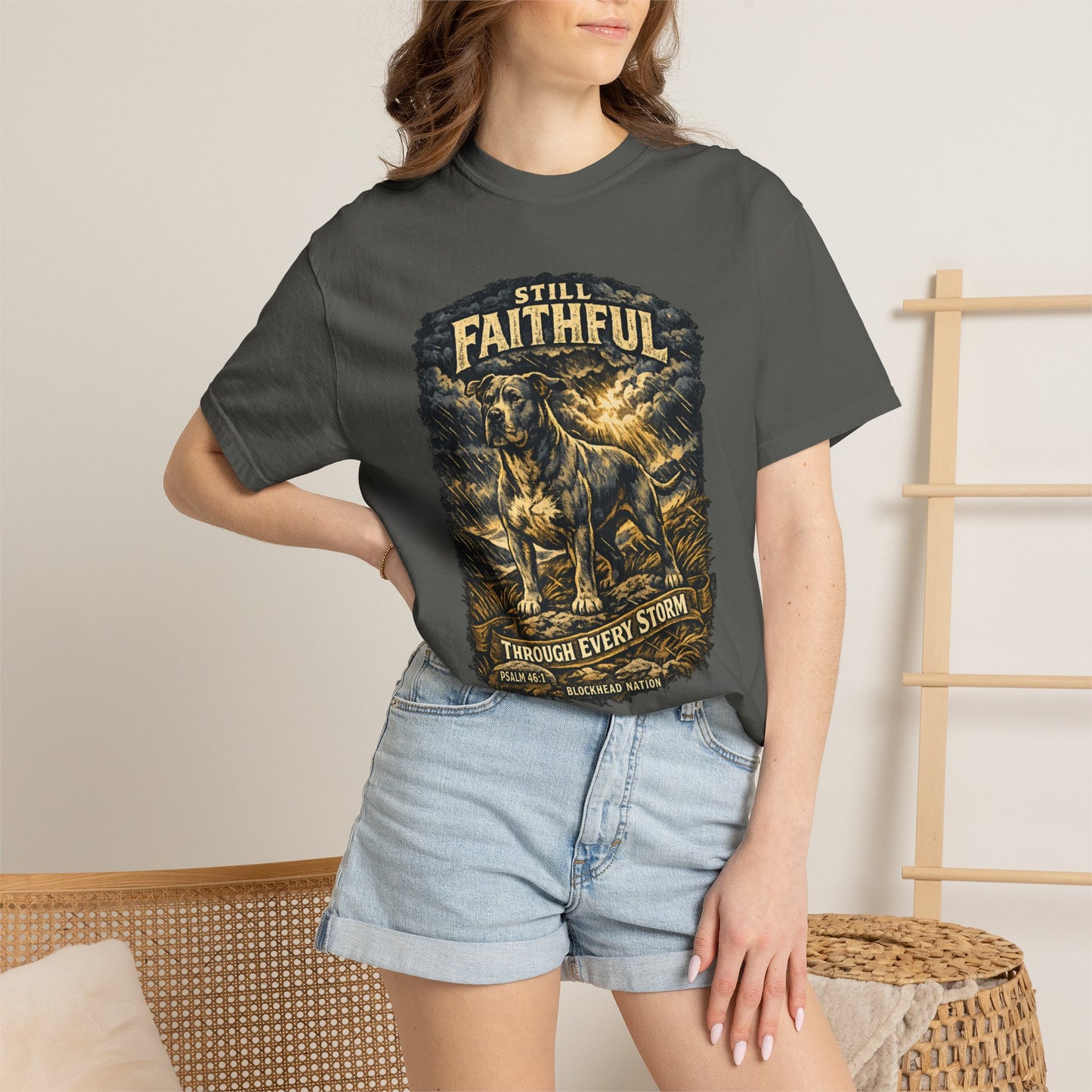 Still Faithful Pit Bull Tee