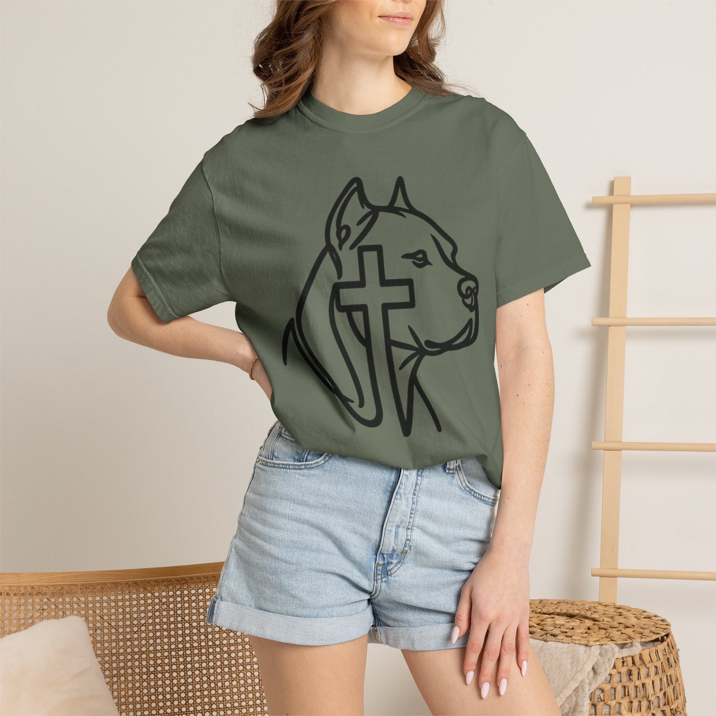 Faithful Bully Tee | Christian Pit Bull Shirt