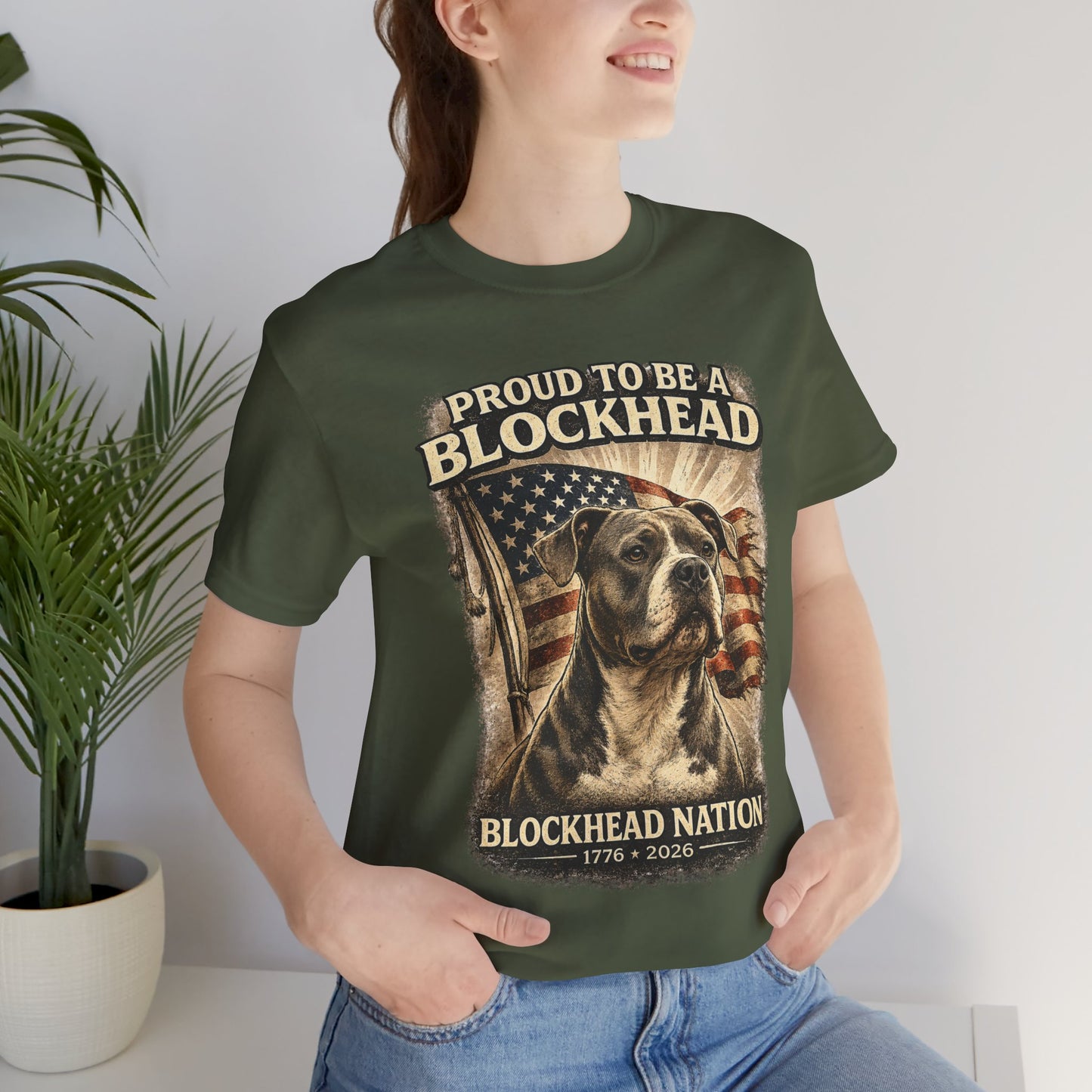Proud To Be A Blockhead Tee – All-American Blockheads Collection