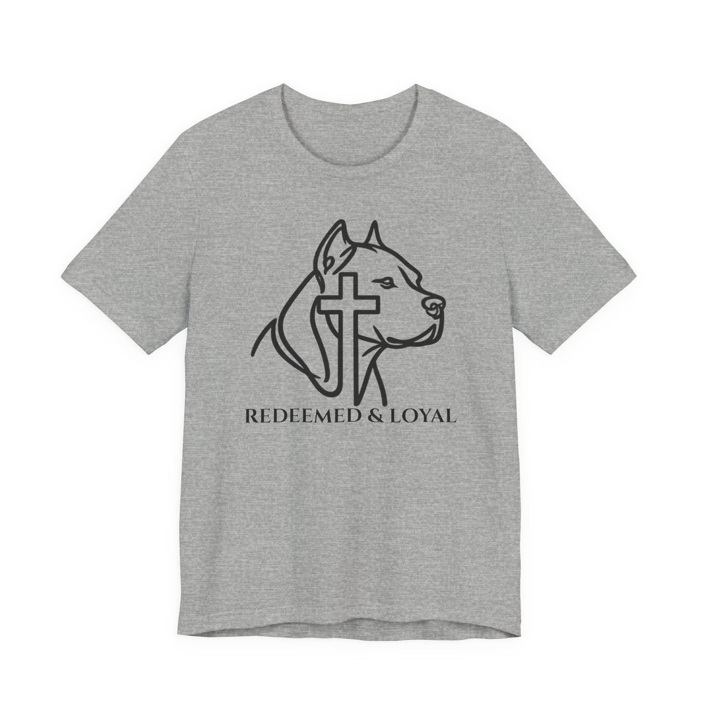 Redeemed & Loyal Tee | Christian Pit Bull Shirt