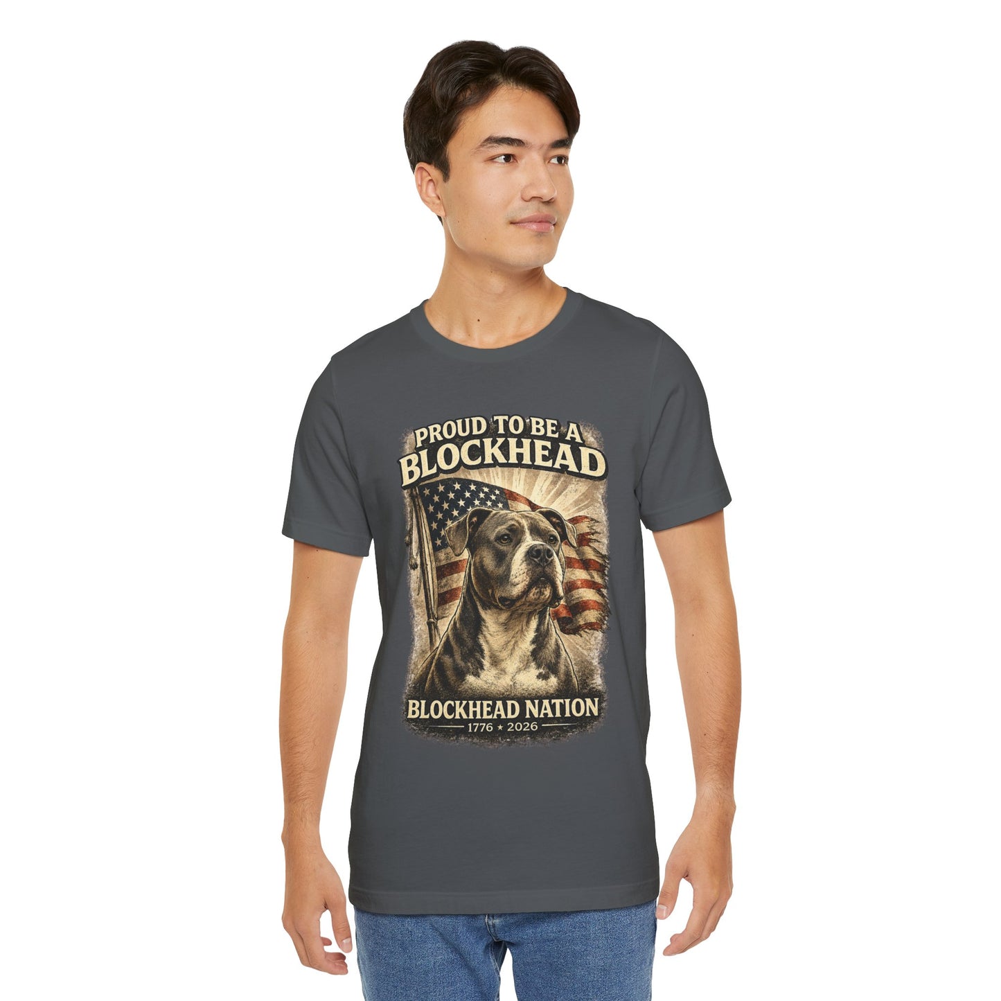 Proud To Be A Blockhead Tee – All-American Blockheads Collection