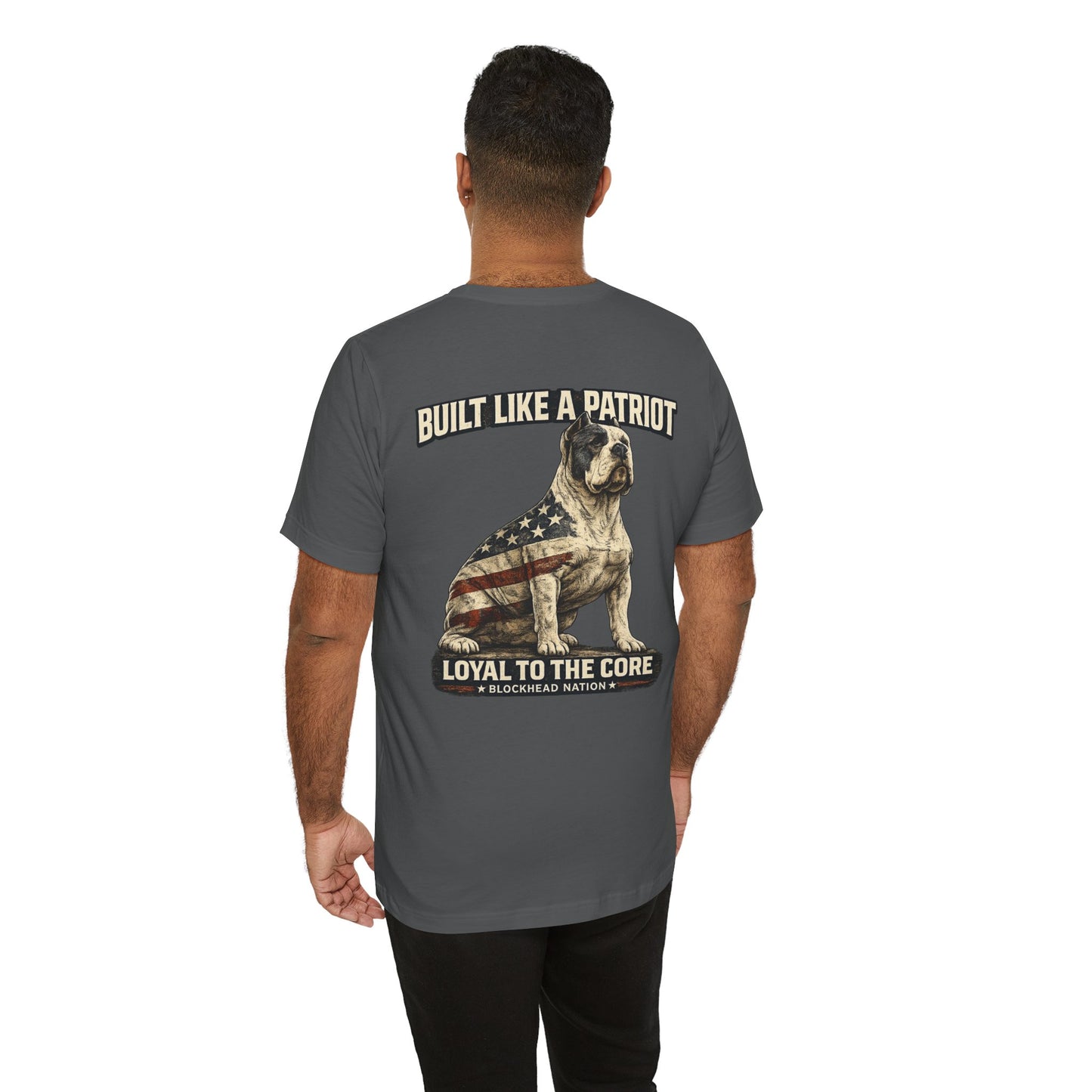 Built Like A Patriot Tee — All-American Blockheads Collection