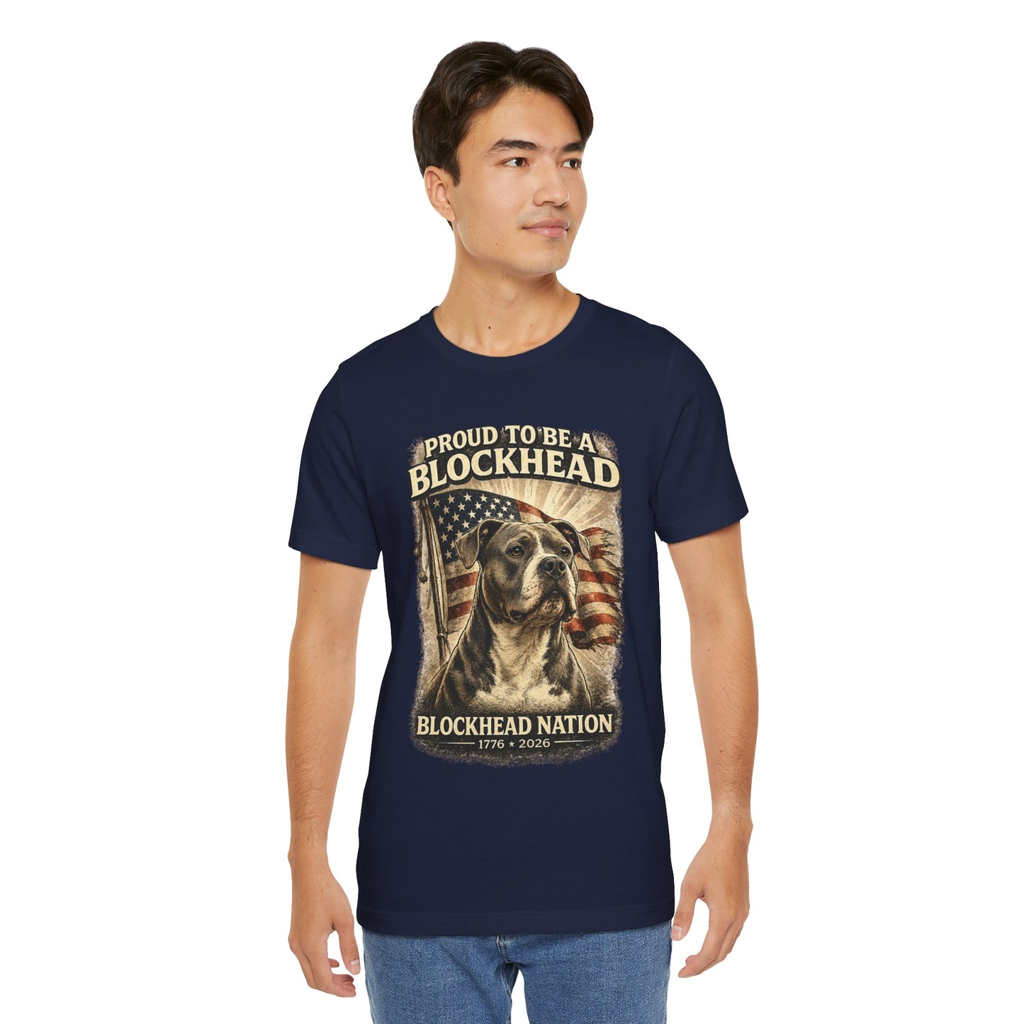 Proud To Be A Blockhead Tee – All-American Blockheads Collection