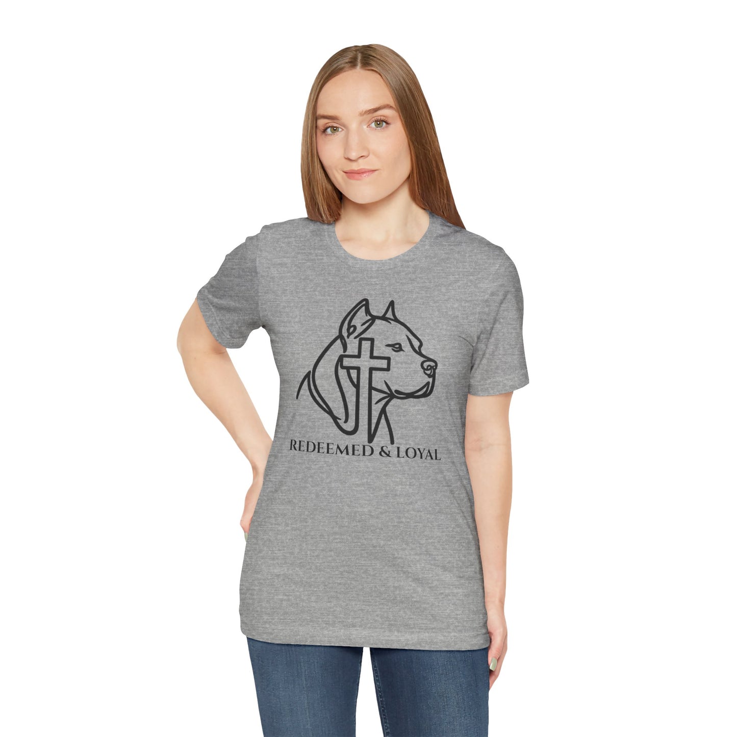 Redeemed & Loyal Tee | Christian Pit Bull Shirt