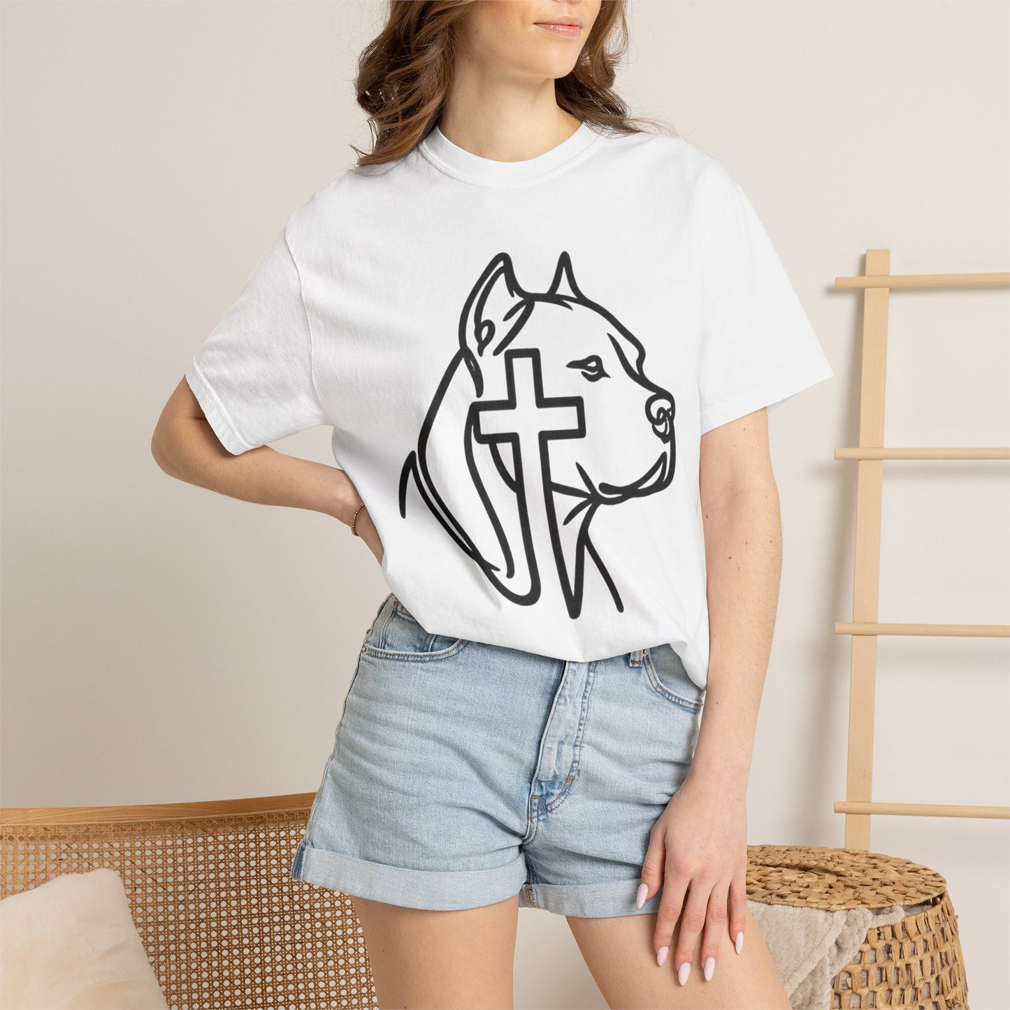 Faithful Bully Tee | Christian Pit Bull Shirt