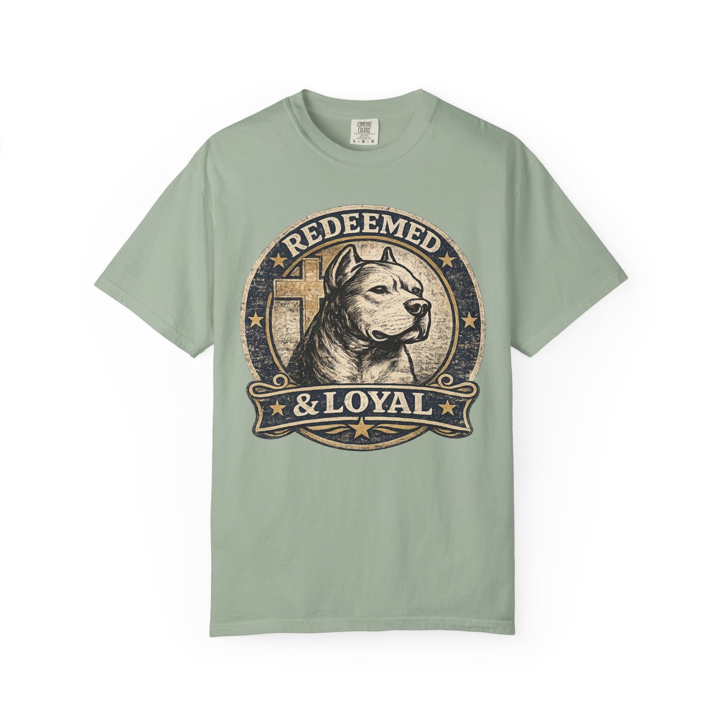 Redeemed & Loyal Vintage Tee - Christian Pit Bull Shirt