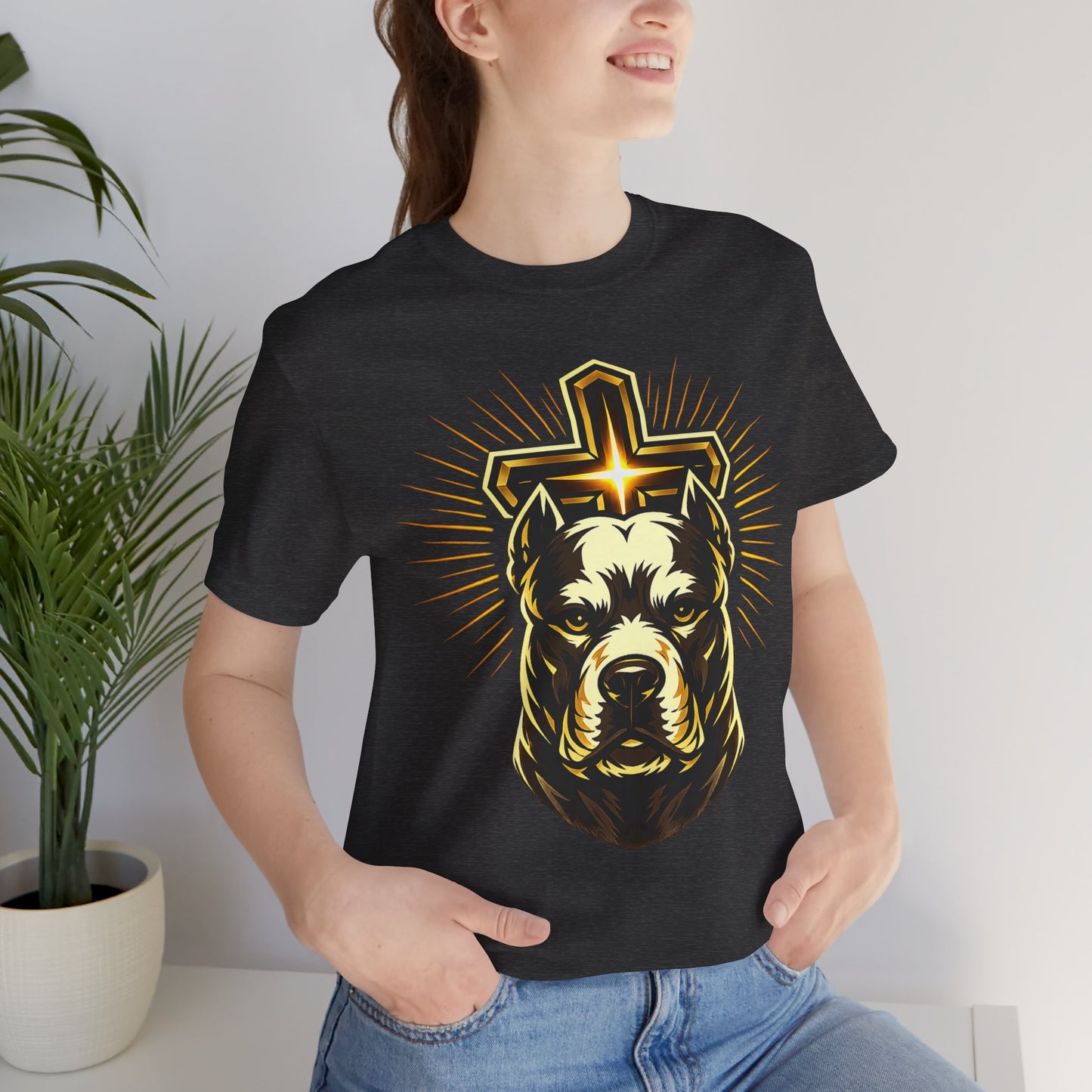 Walk by Faith Tee – Christian Pit Bull Shirt