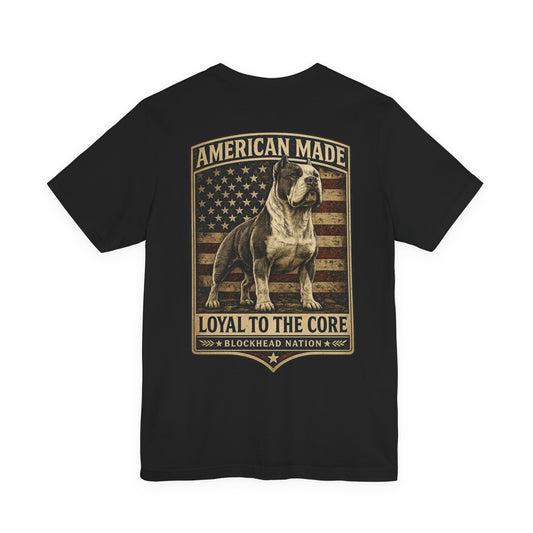 American Made Back Print Tee — All-American Blockheads Collection