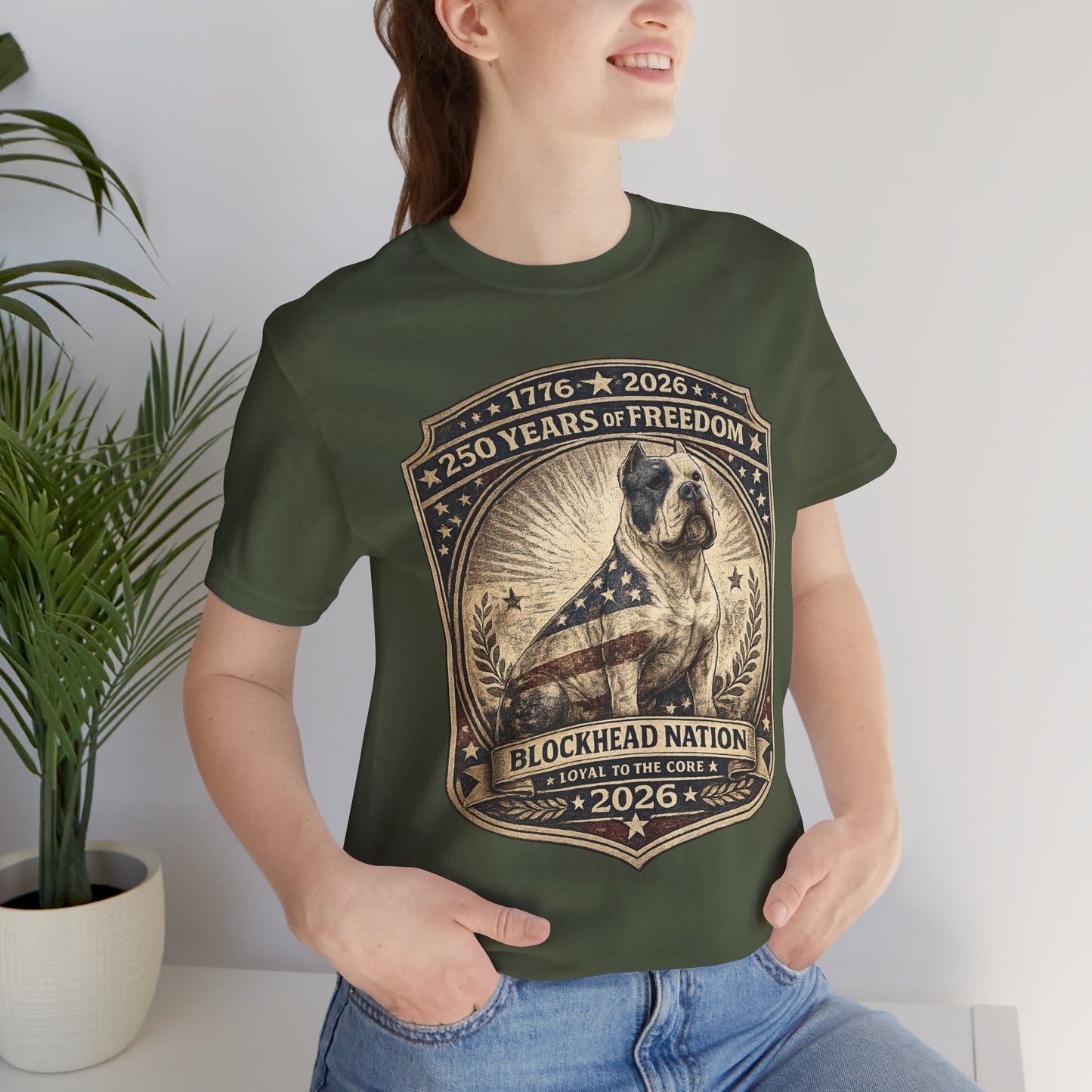 250 Years of Freedom Tee – All-American Blockheads Collection