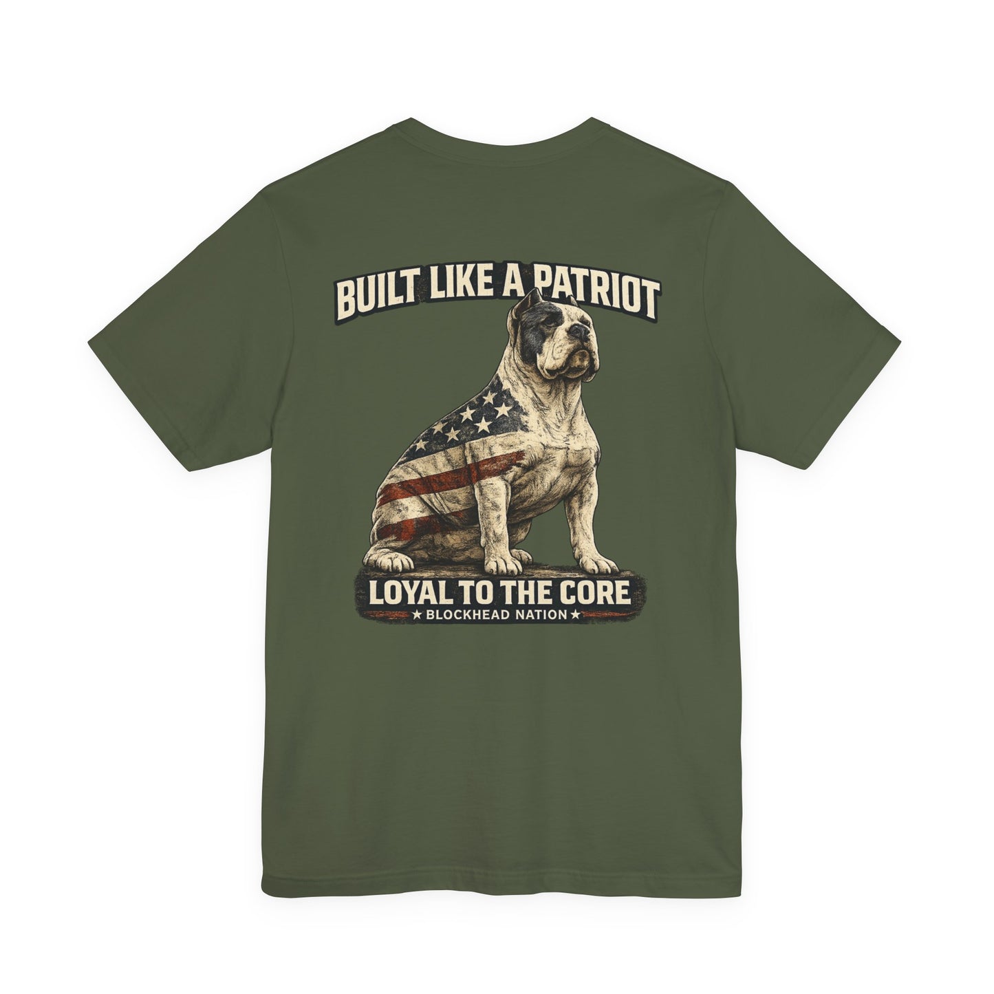 Built Like A Patriot Tee — All-American Blockheads Collection