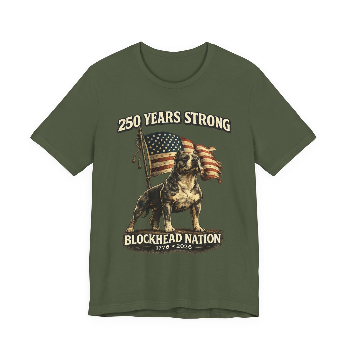 250 Years Strong Tee - All-American Blockheads Collection