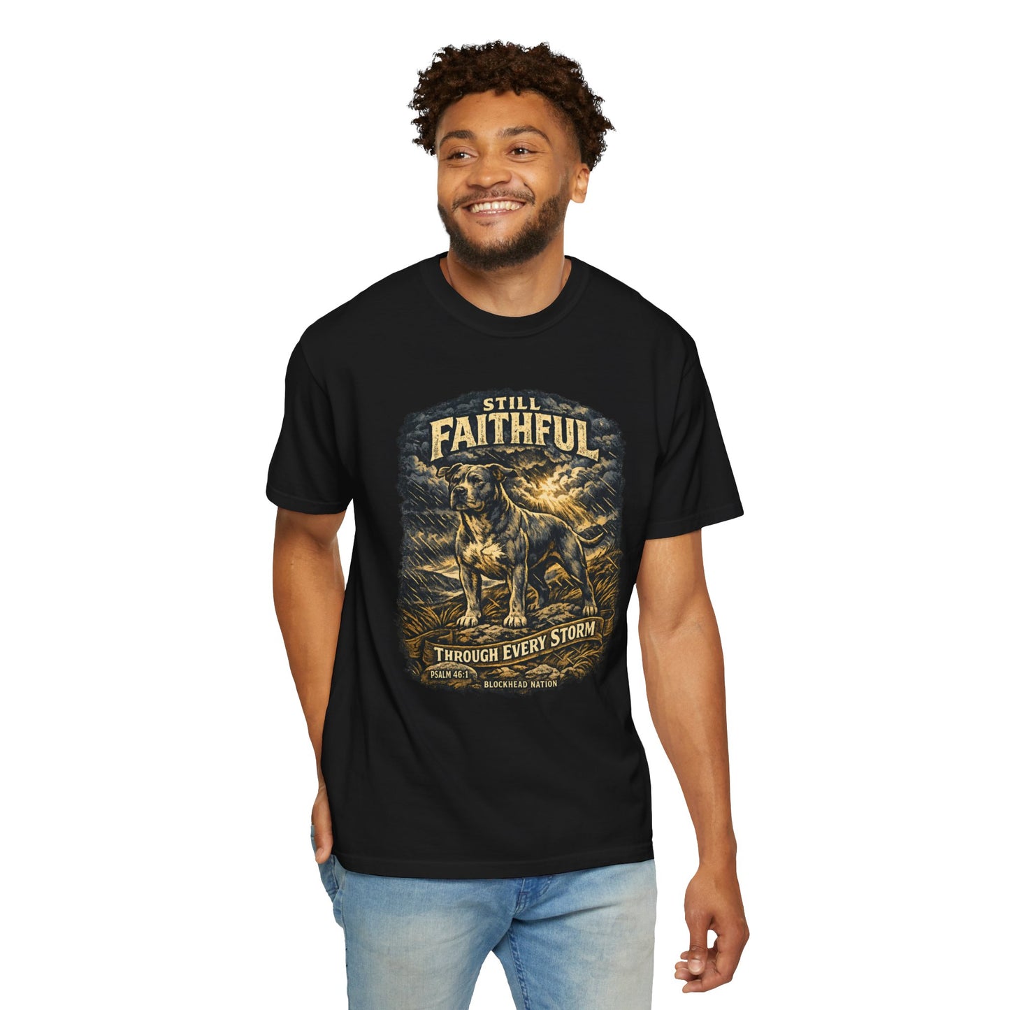 Still Faithful Pit Bull Tee