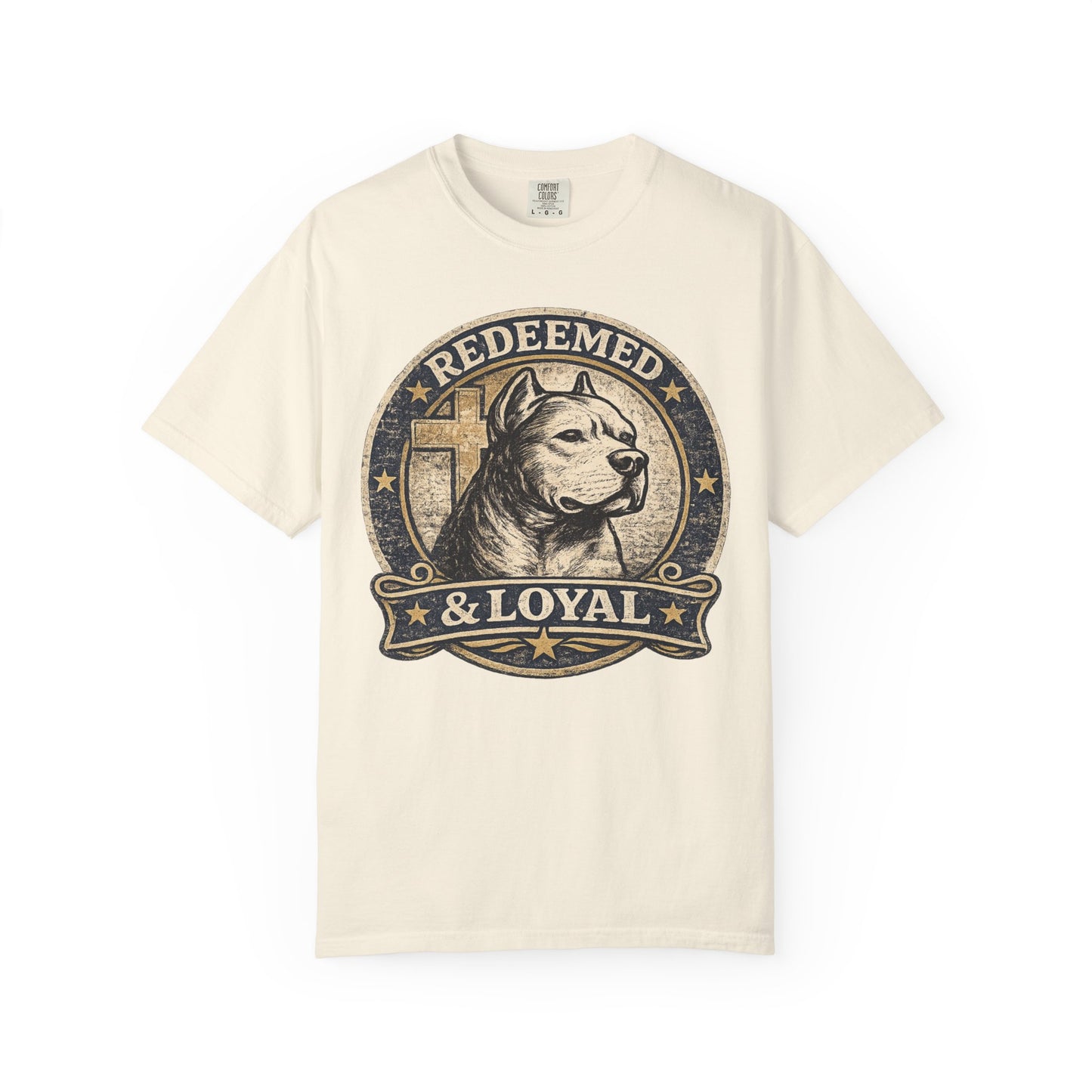 Redeemed & Loyal Vintage Tee - Christian Pit Bull Shirt