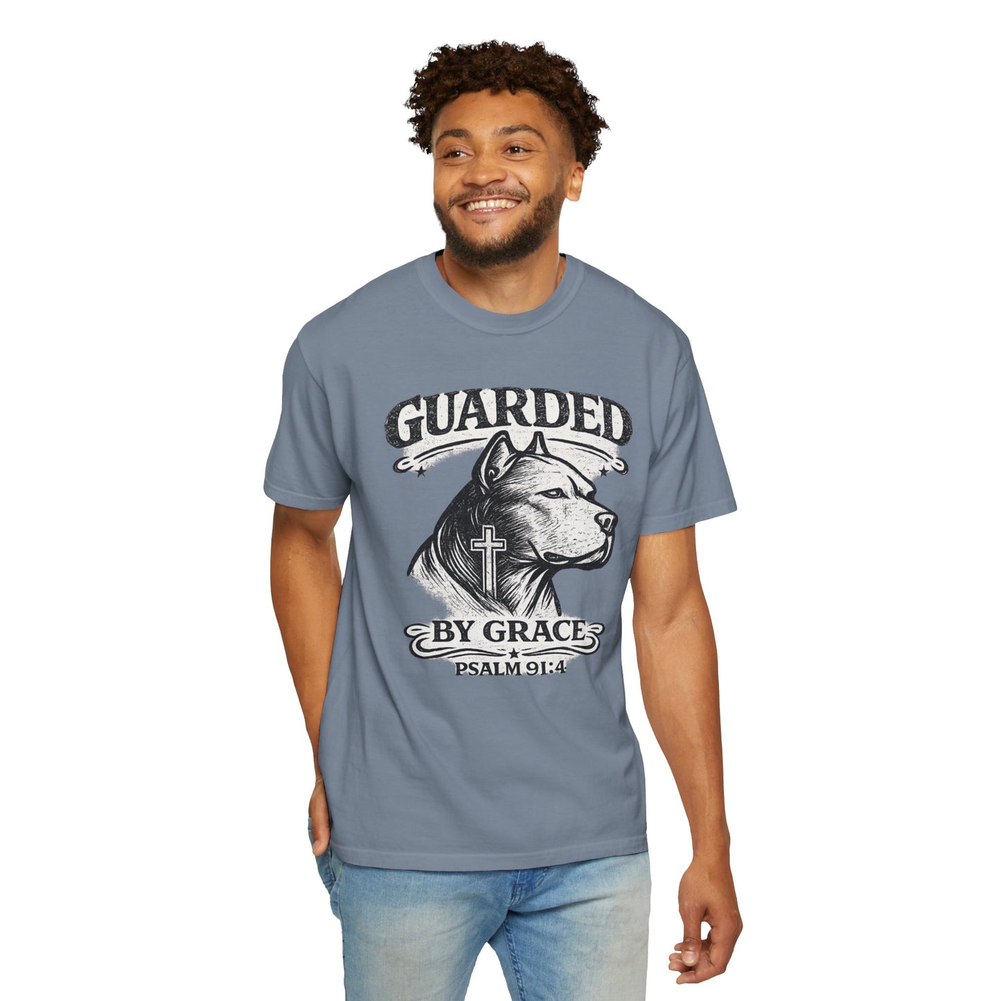 Guarded By Grace Vintage Tee — Faithful Bully Collection