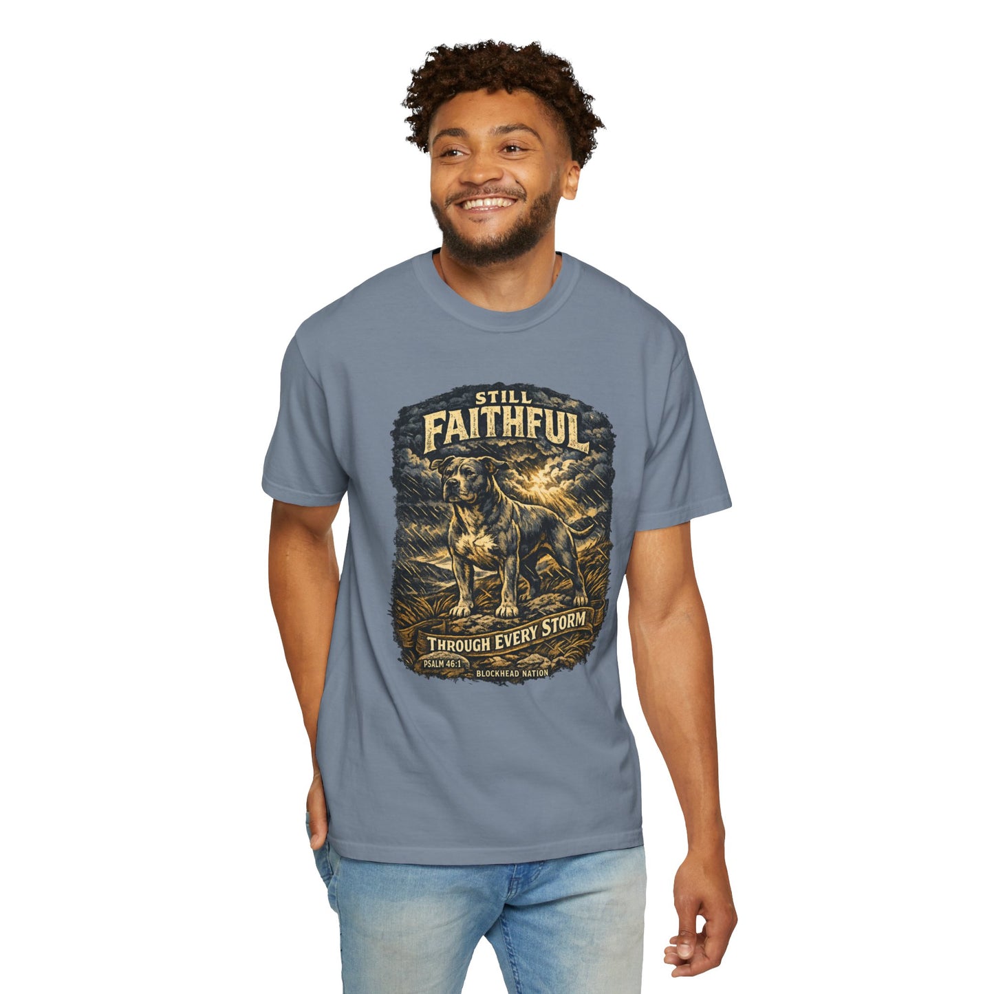 Still Faithful Pit Bull Tee