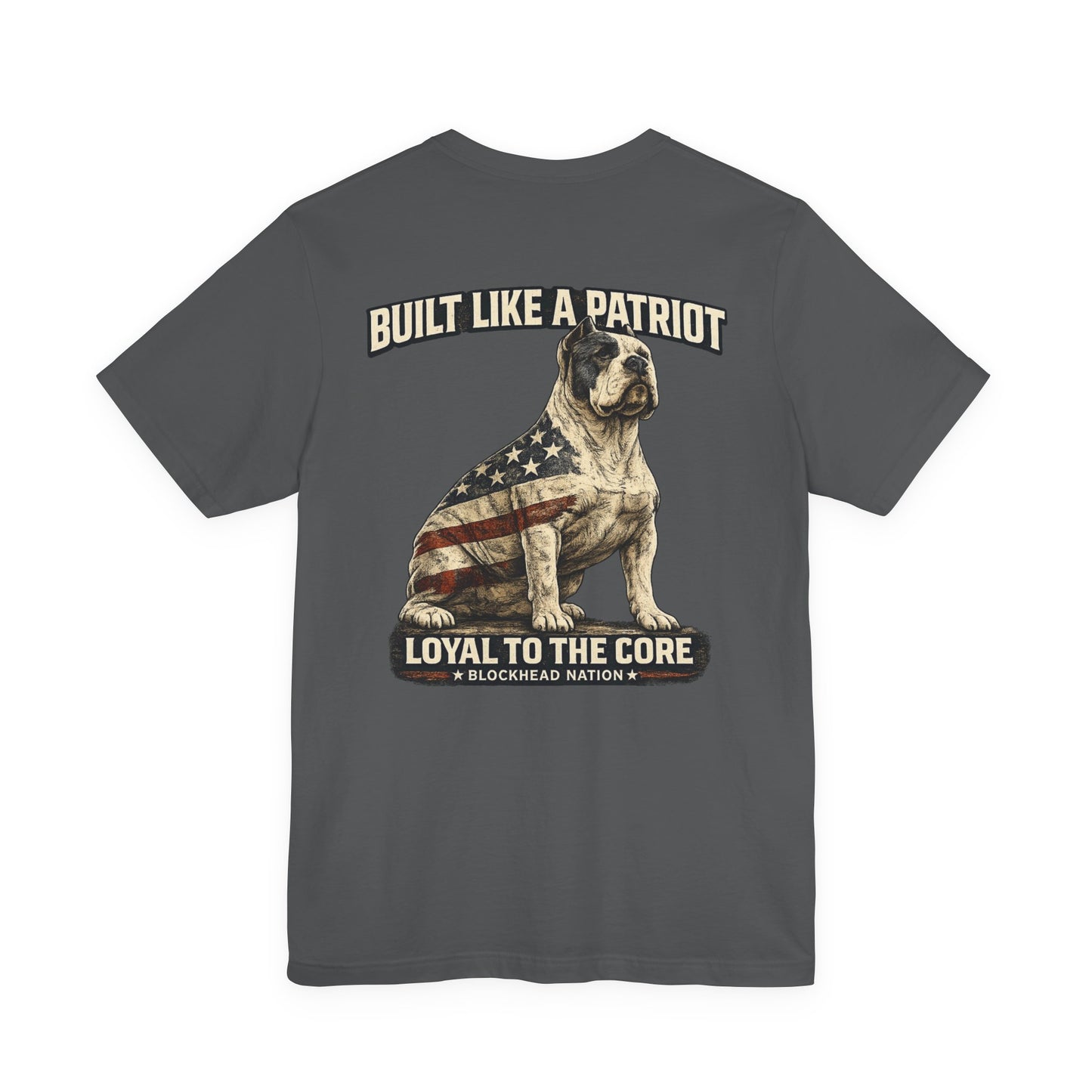 Built Like A Patriot Tee — All-American Blockheads Collection