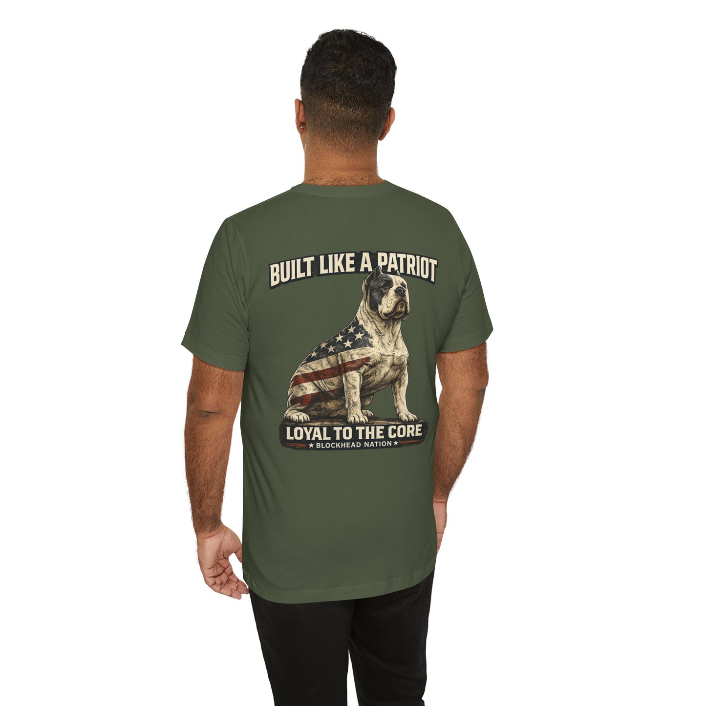 Built Like A Patriot Tee — All-American Blockheads Collection