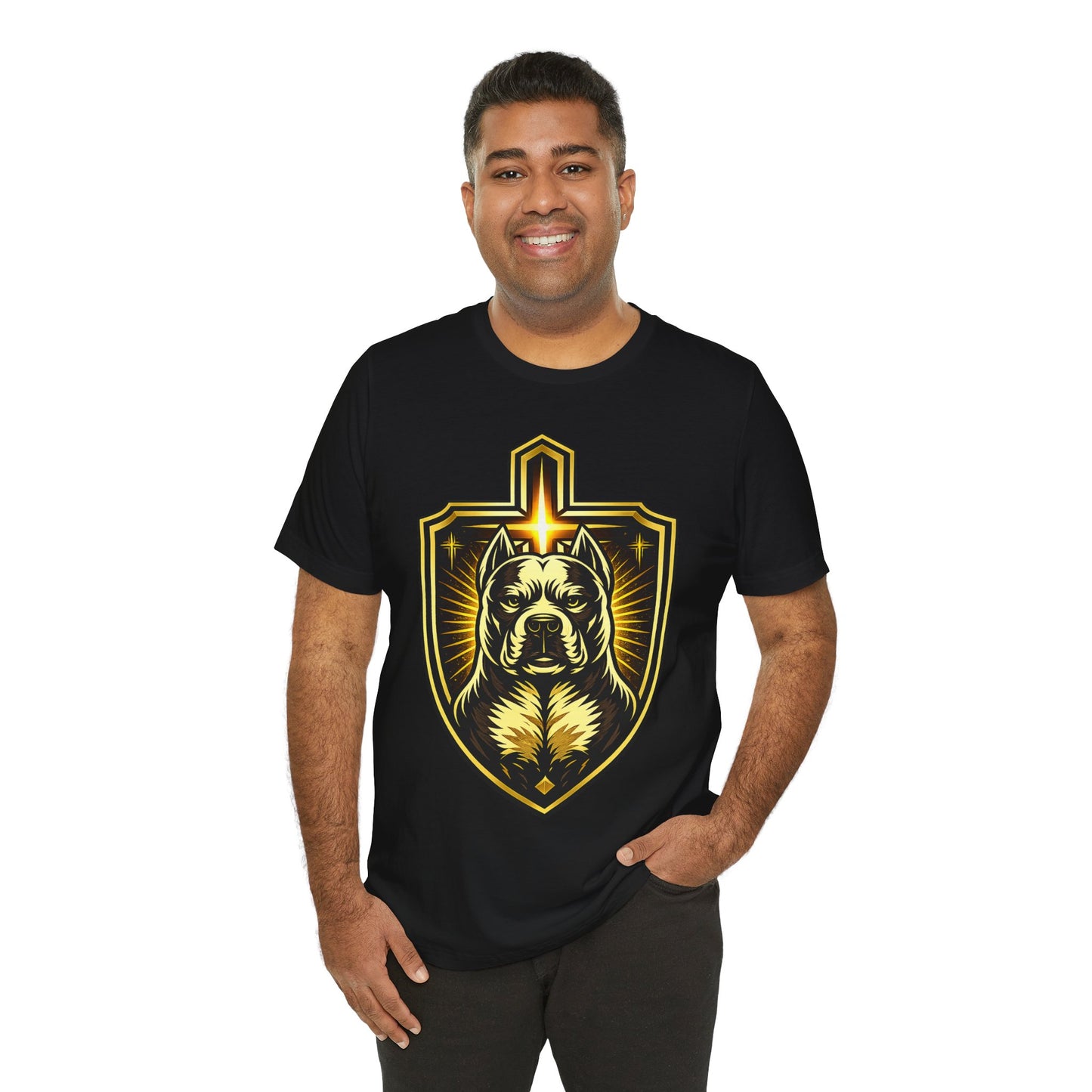 Shielded By Grace Tee | Christian Pit Bull Shirt