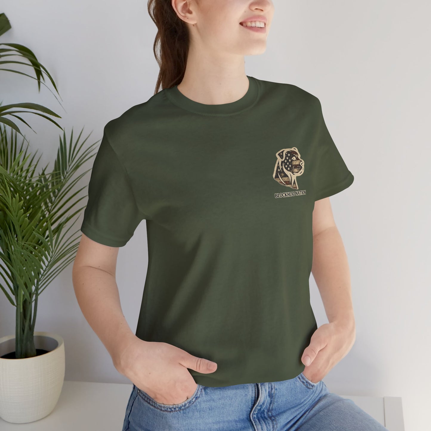 American Made Back Print Tee — All-American Blockheads Collection