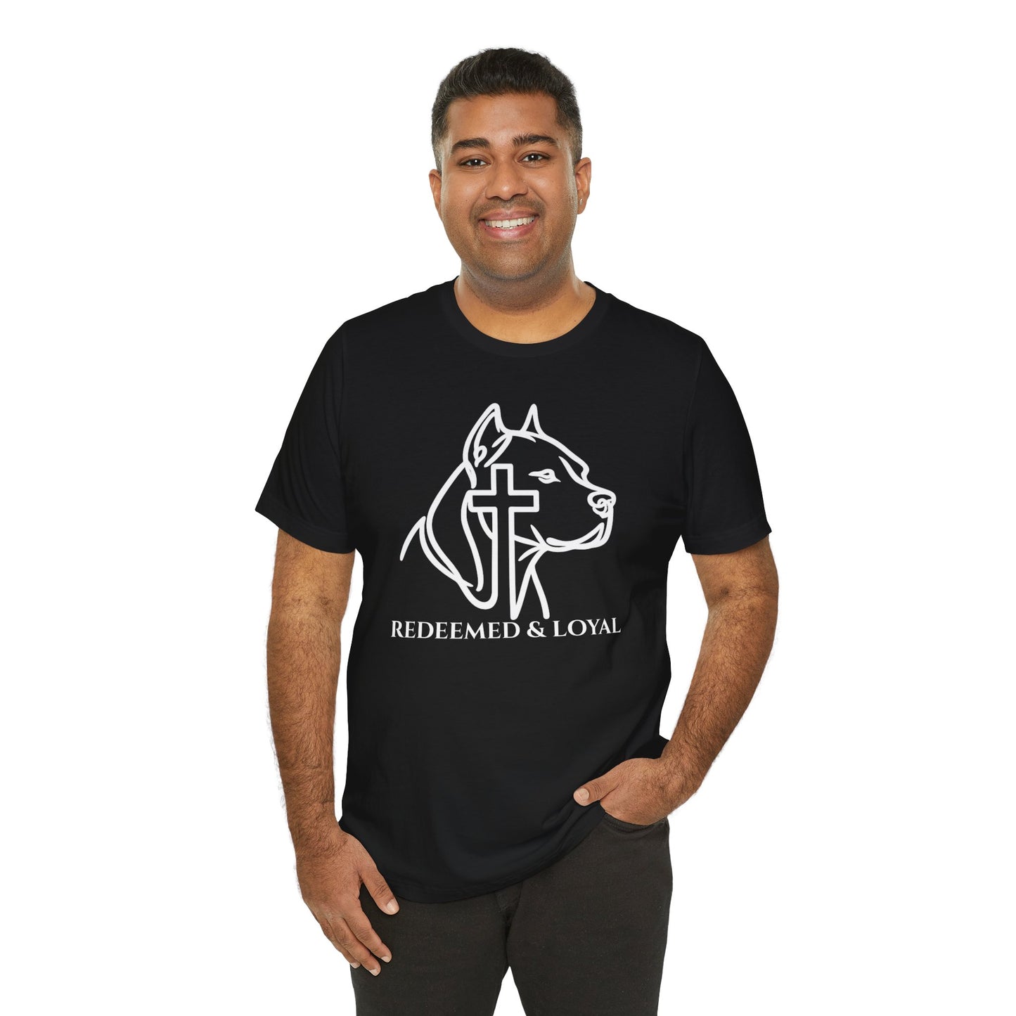 Redeemed & Loyal Tee | Christian Pit Bull Shirt