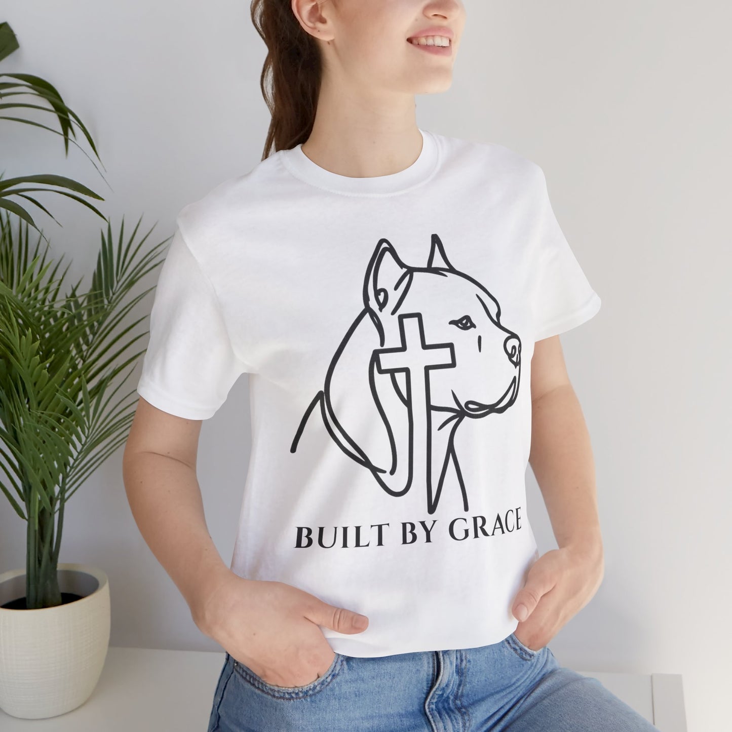 Built by Grace Pitbull Cross T-Shirt