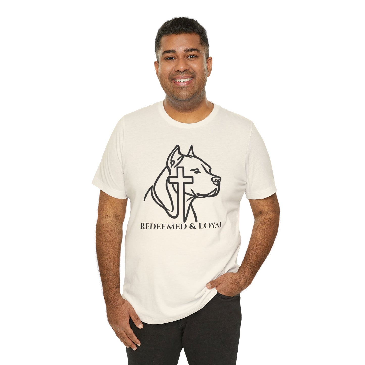 Redeemed & Loyal Tee | Christian Pit Bull Shirt