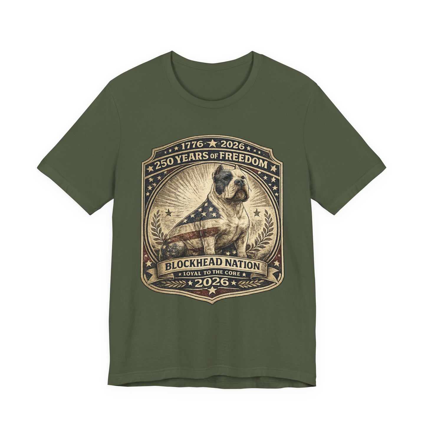 250 Years of Freedom Tee – All-American Blockheads Collection