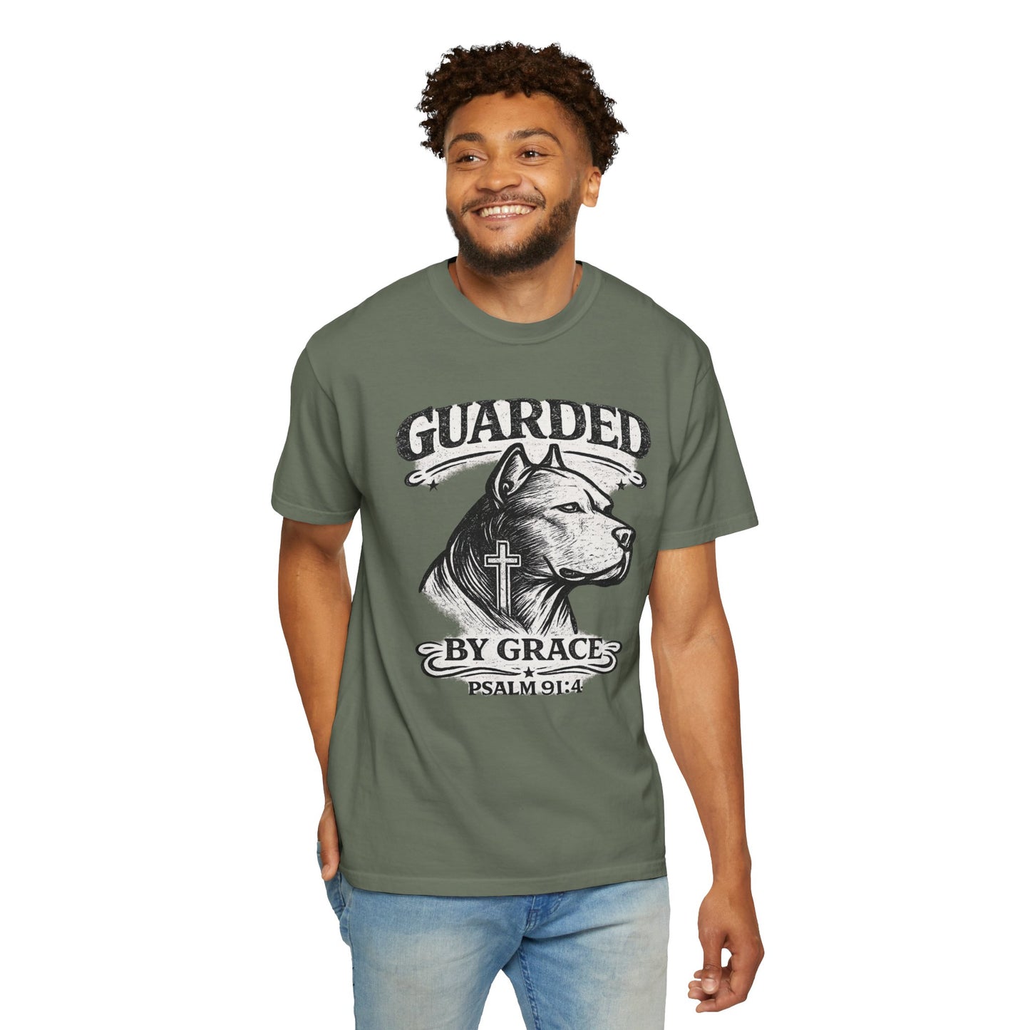 Guarded By Grace Vintage Tee — Faithful Bully Collection