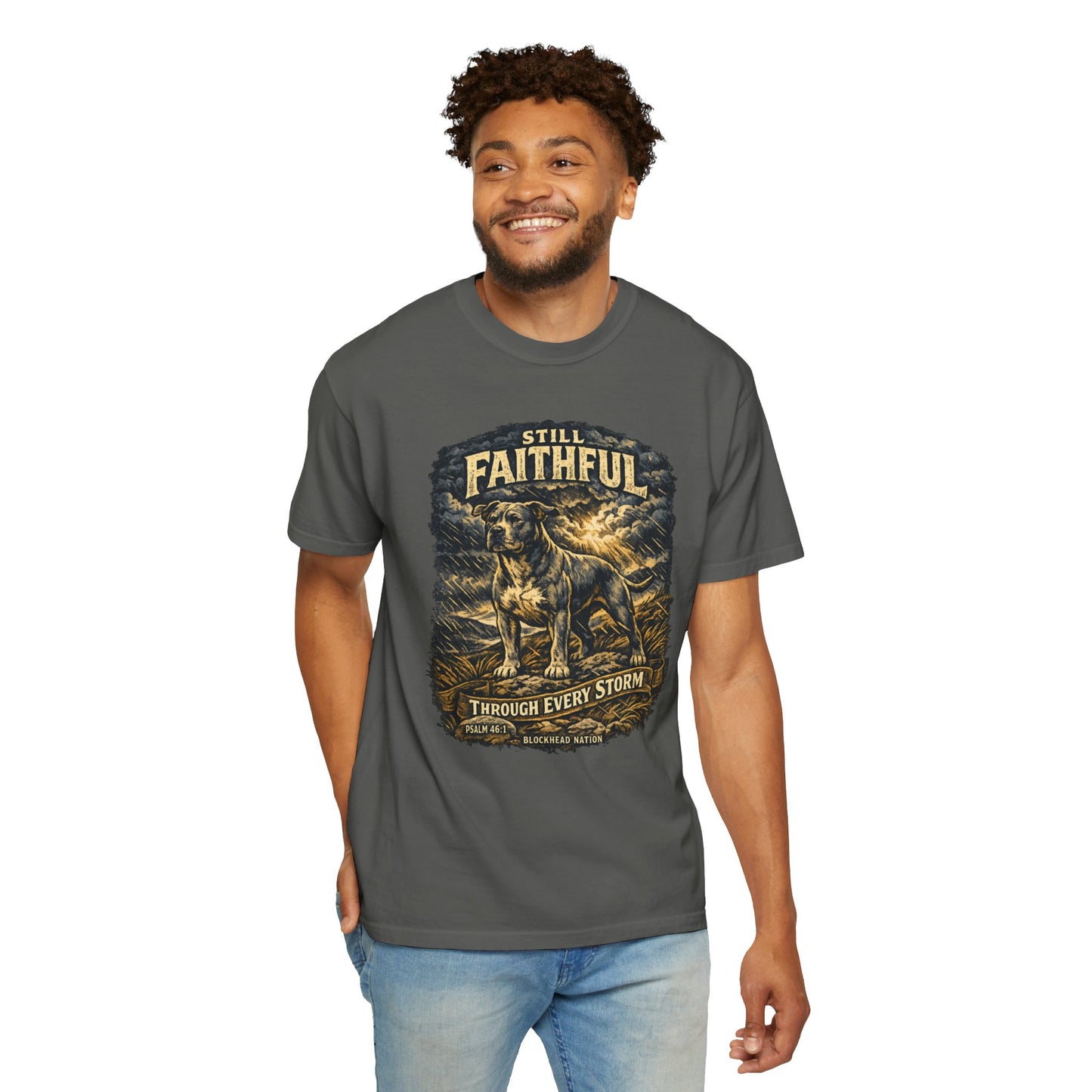 Still Faithful Pit Bull Tee
