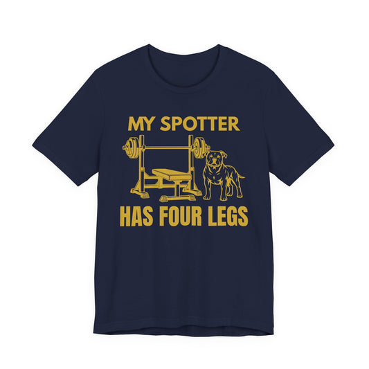My Spotter Has Four Legs Tee - Iron Blockheads Collection