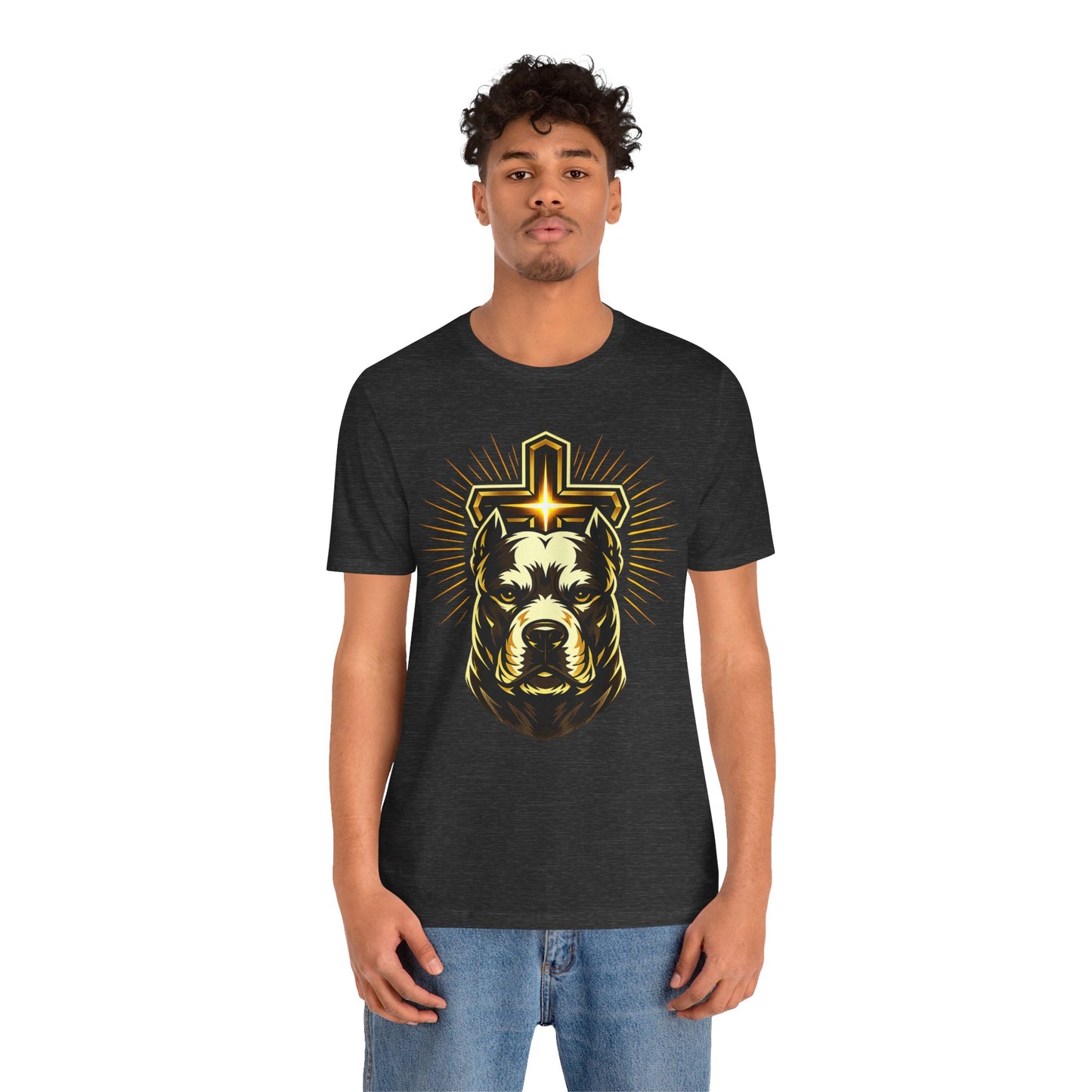 Walk by Faith Tee – Christian Pit Bull Shirt