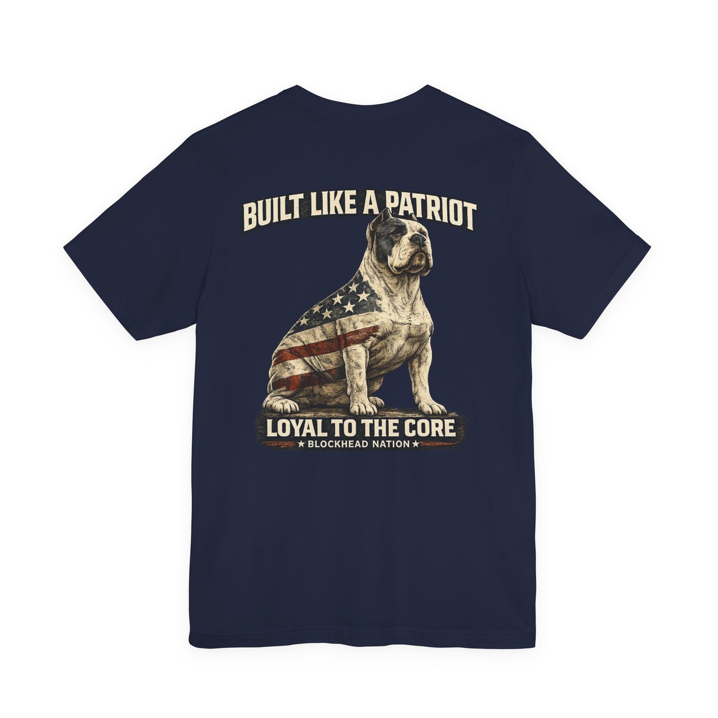 Built Like A Patriot Tee — All-American Blockheads Collection