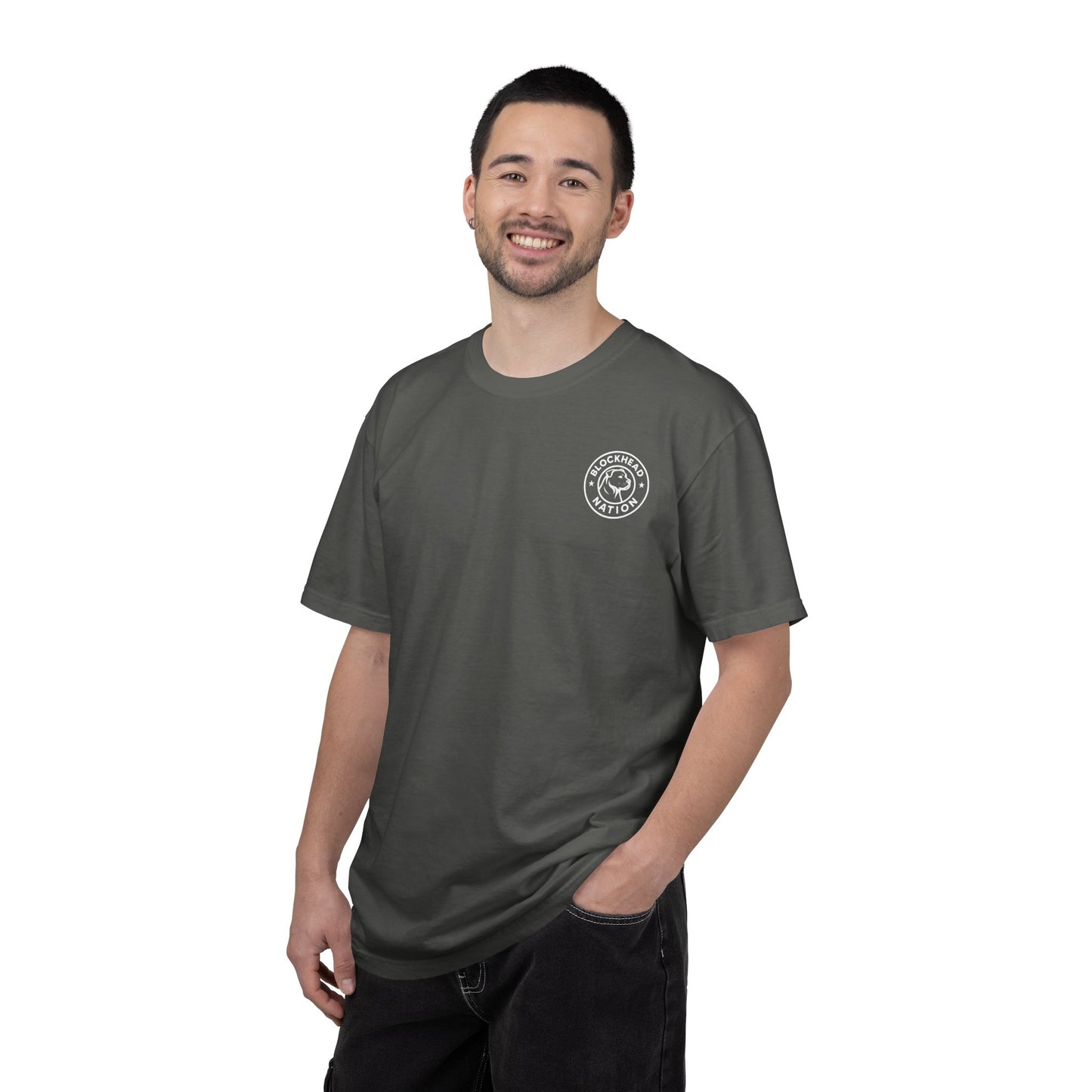 Blockhead Nation Left Chest Logo Tee