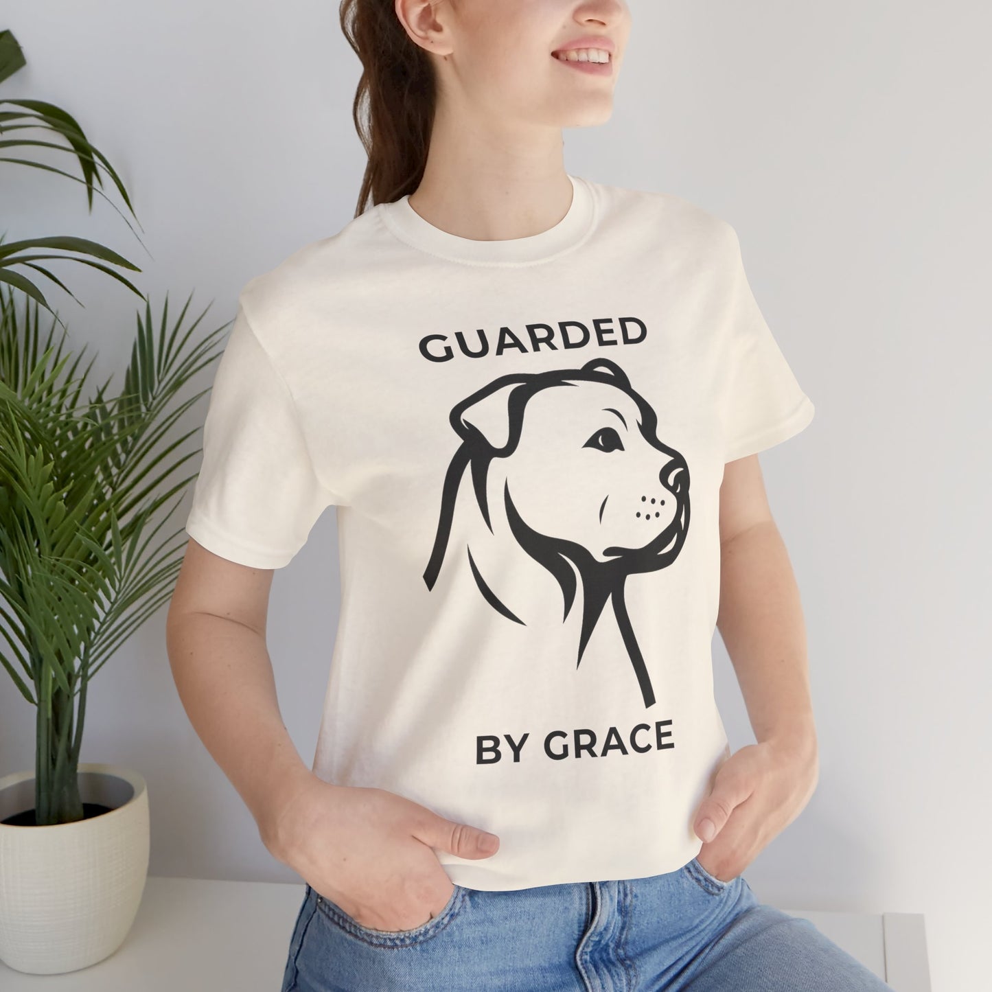 Guarded By Grace Tee | Christian Pit Bull Shirt