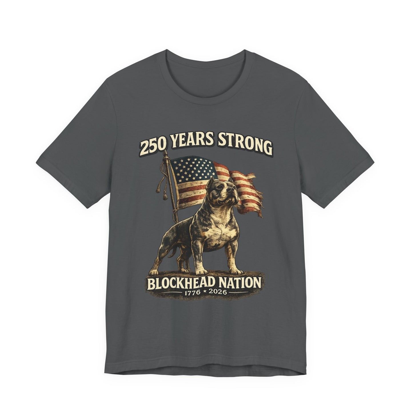 250 Years Strong Tee - All-American Blockheads Collection