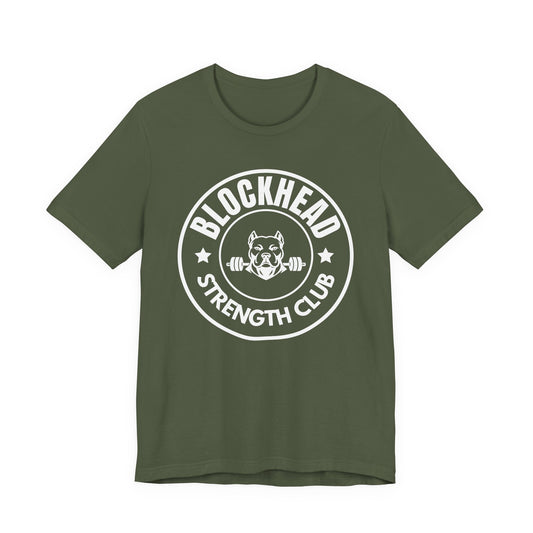 Blockhead Strength Club Tee - Iron Blockheads Collection