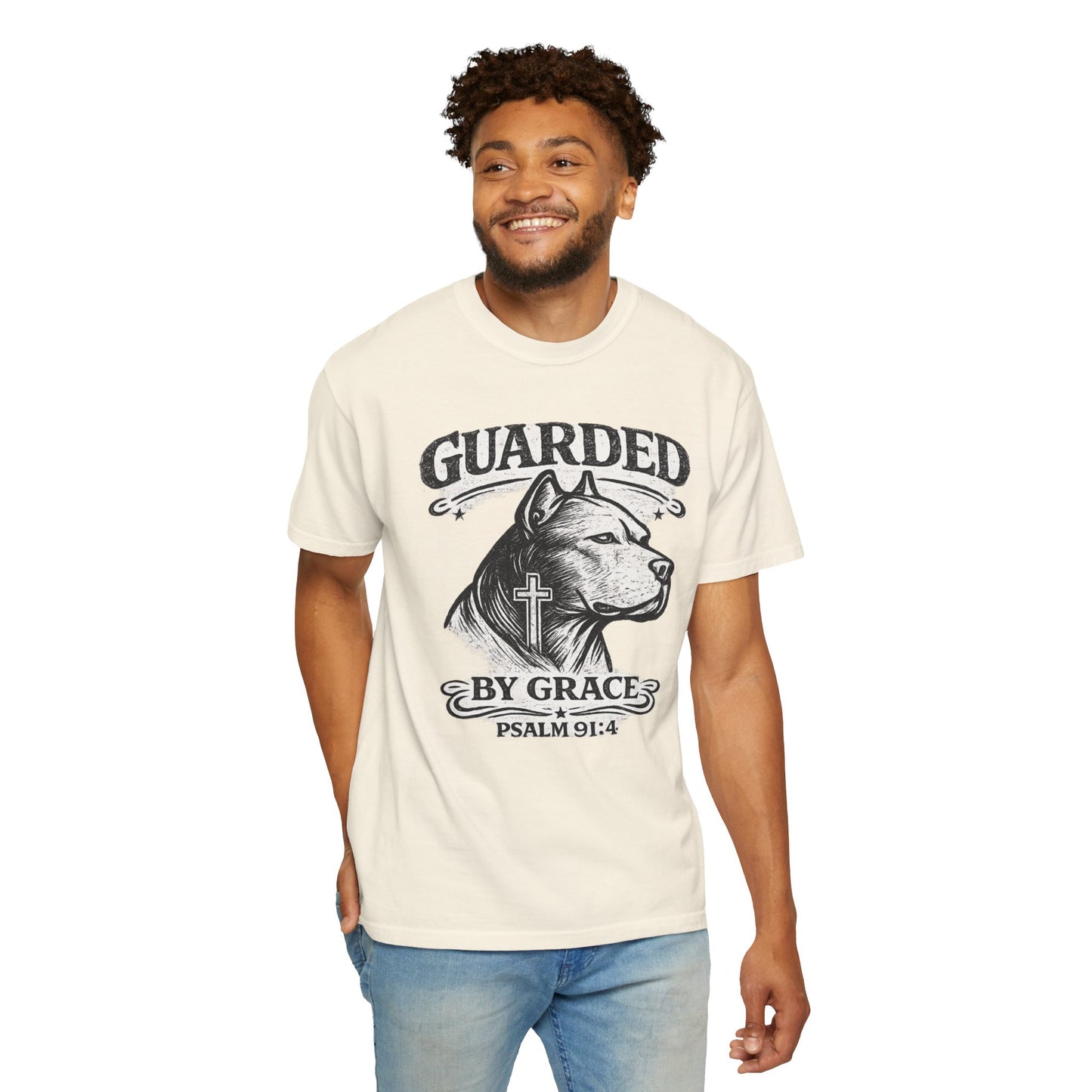 Guarded By Grace Vintage Tee — Faithful Bully Collection
