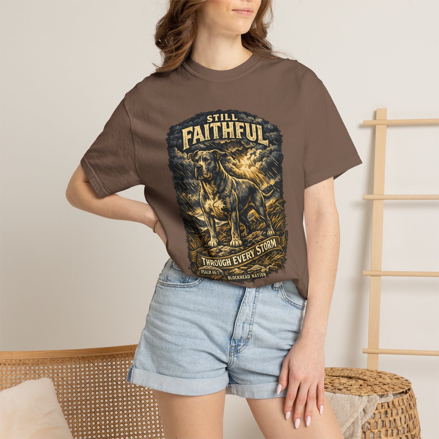 Still Faithful Pit Bull Tee