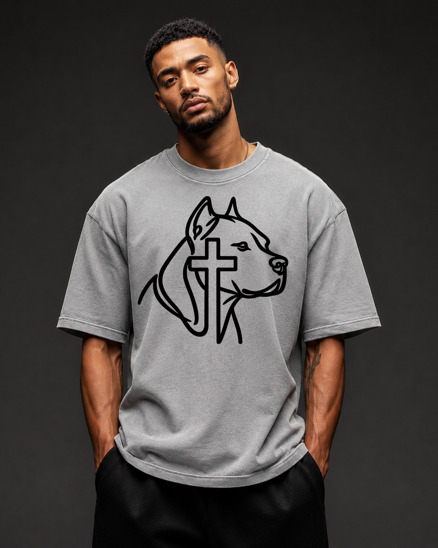 Faithful Bully Tee | Christian Pit Bull Shirt