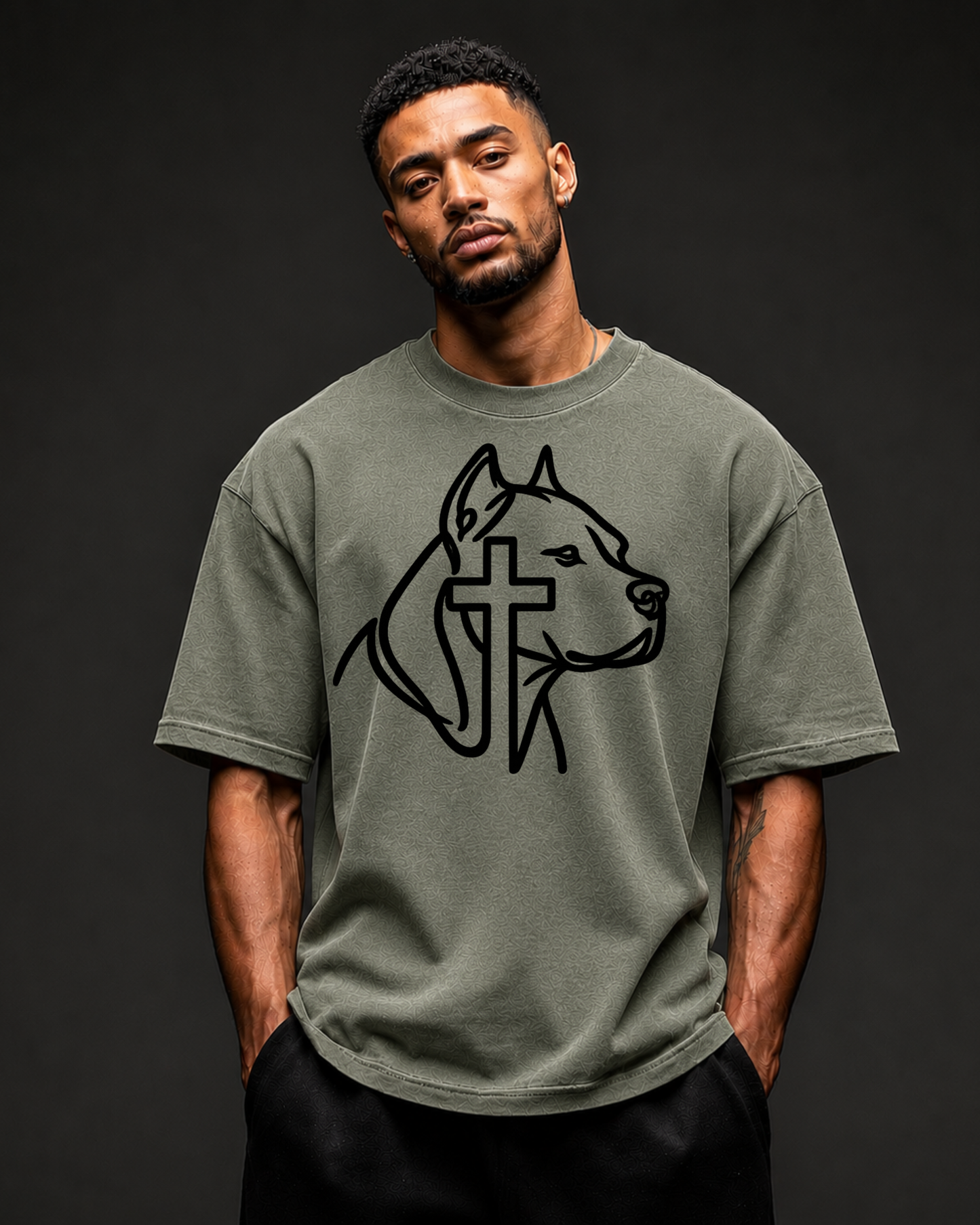 Faithful Bully Tee | Christian Pit Bull Shirt