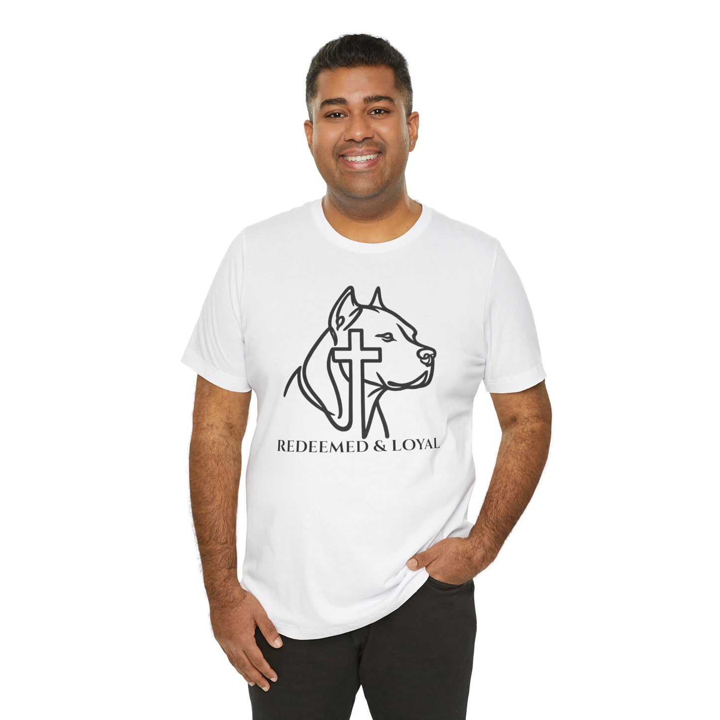 Redeemed & Loyal Tee | Christian Pit Bull Shirt
